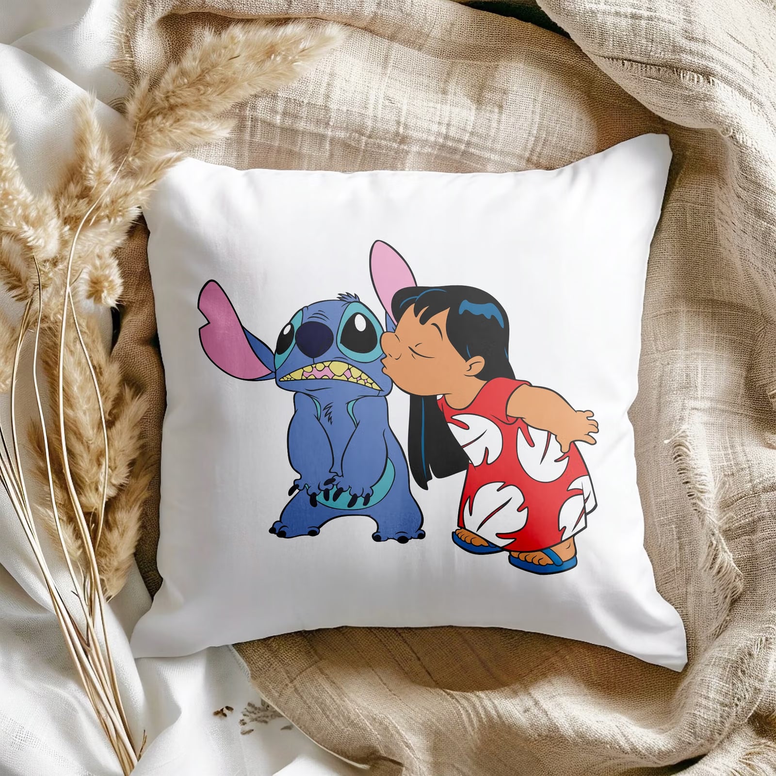 Poduszka 38x38cm Stitch Lilo i Stich Bajka Dla Dzieci Prezent