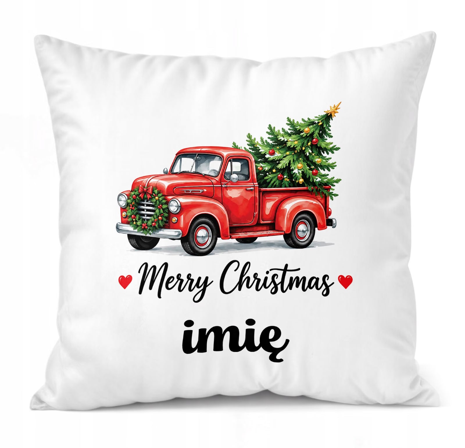 Poduszka Personalizowana 38x38cm z Nadrukiem Boże Narodzenie Prezent