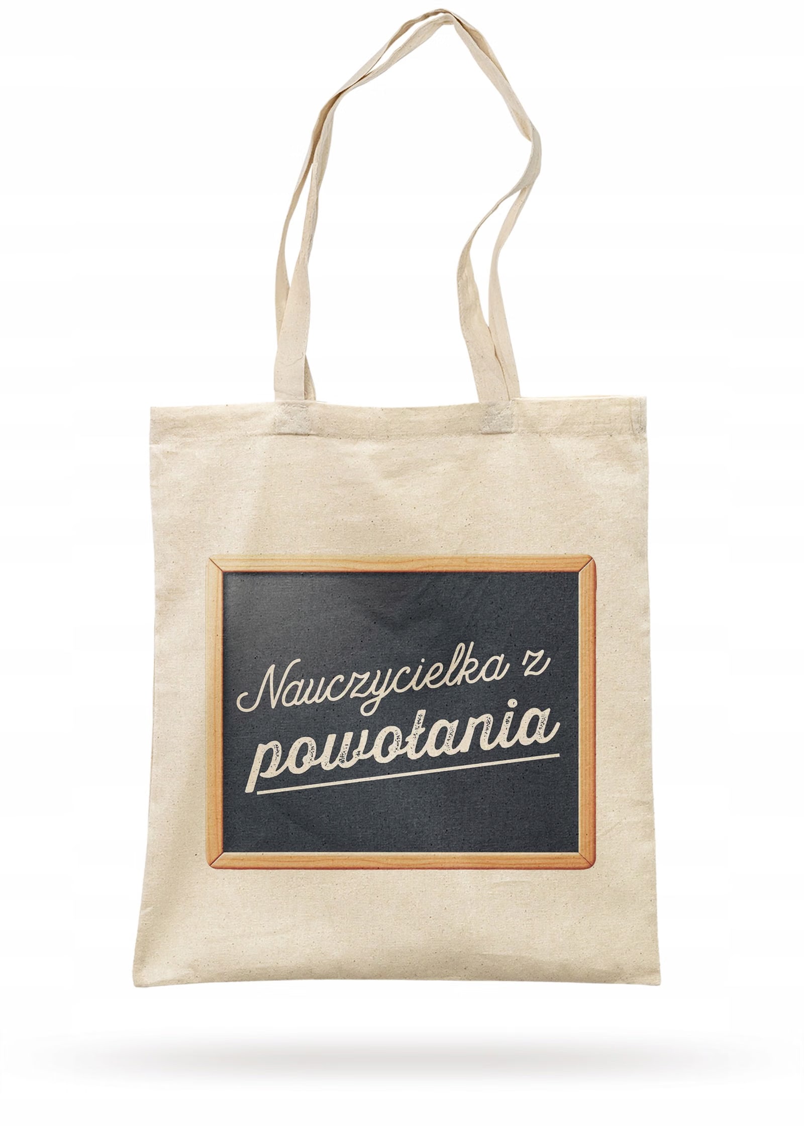 Torba bawełniana z dnem Dzień Nauczyciela Nauczycielka z powołania Prezent