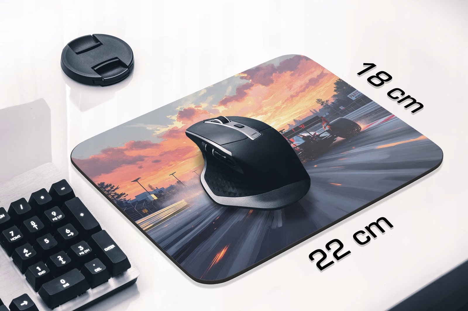 Podkładka pod mysz 22×18 cm Formuła 1 Bolid Motoryzacja Wyścig