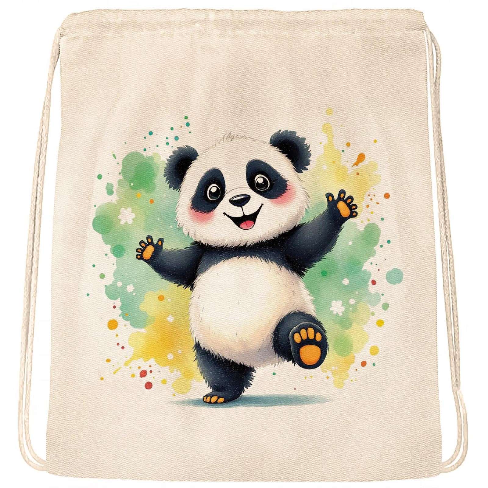 Plecak bawełniany Panda Zwierzak Dla Dzieci Słodki