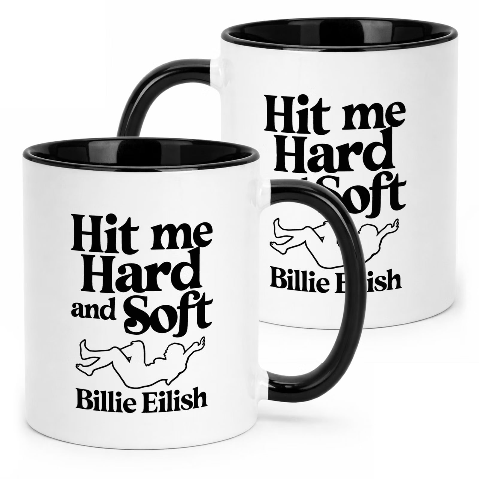 Kubek Czarny Billie Eilish Hit Me Hard And Soft Dla Fanów Prezent