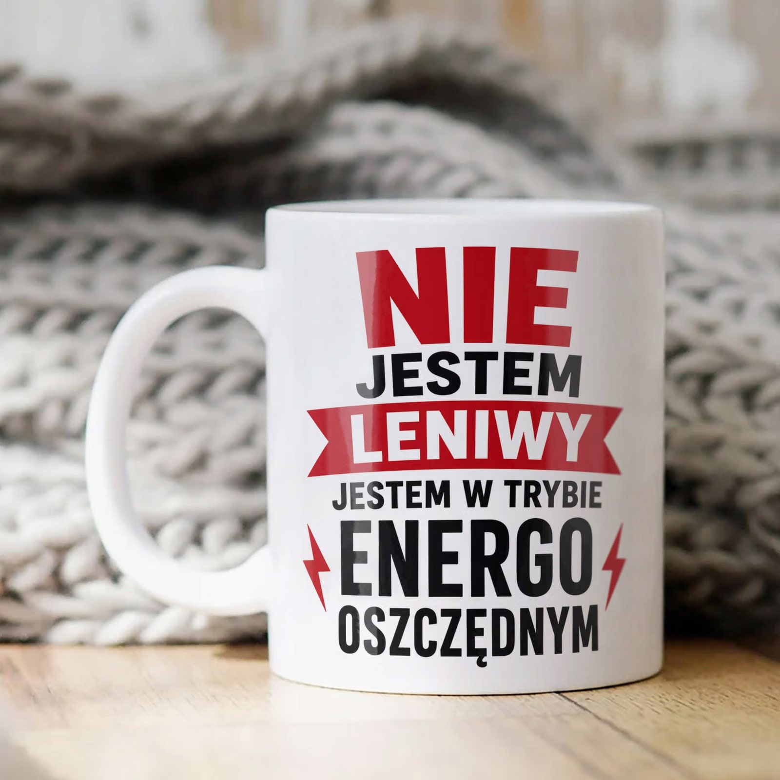 Biały Kubek z nadrukiem Dzień Chłopaka Dla Mężczyzny Upominek Prezent