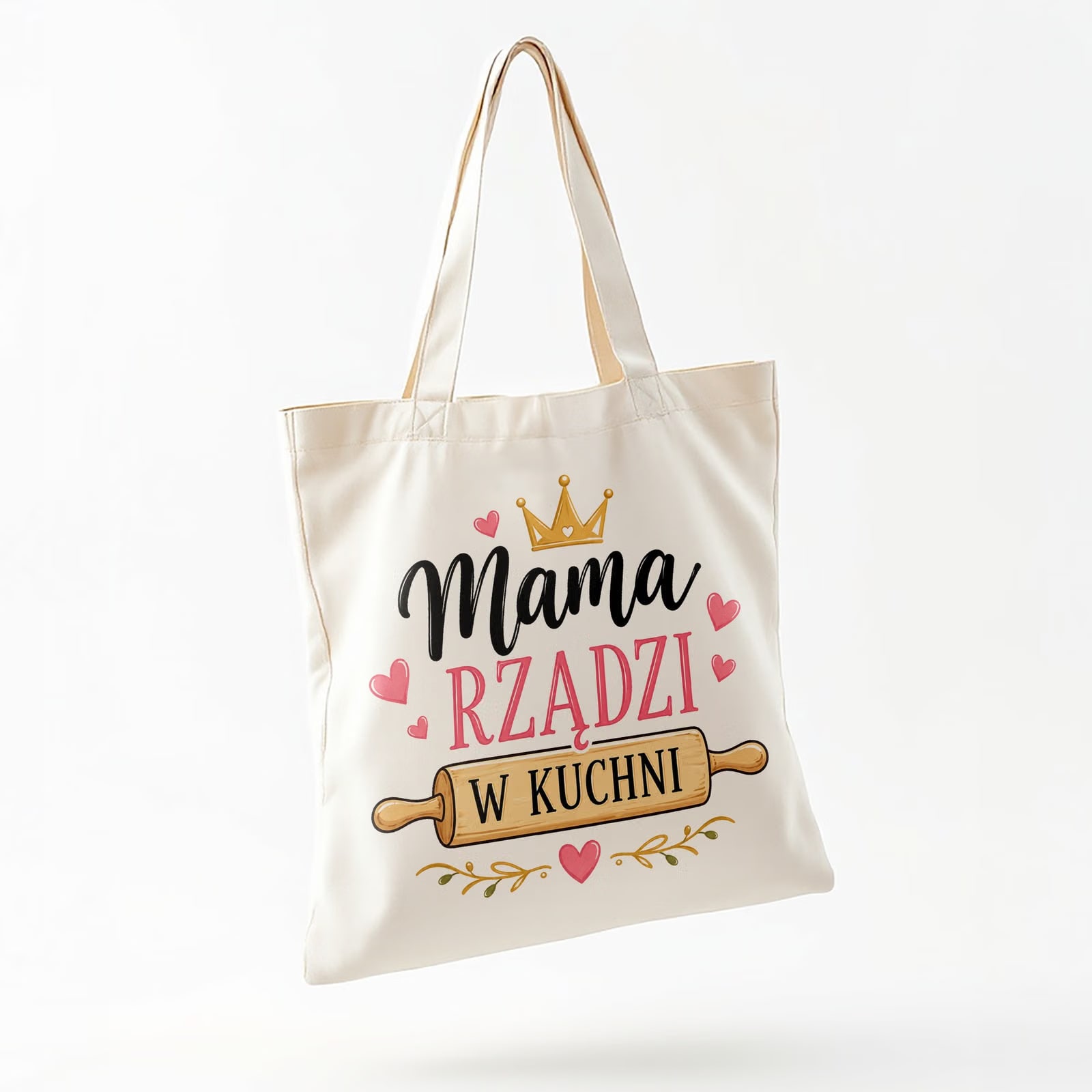 Torba bawełniana prezent dla mamy na Dzień Matki torba na zakupy