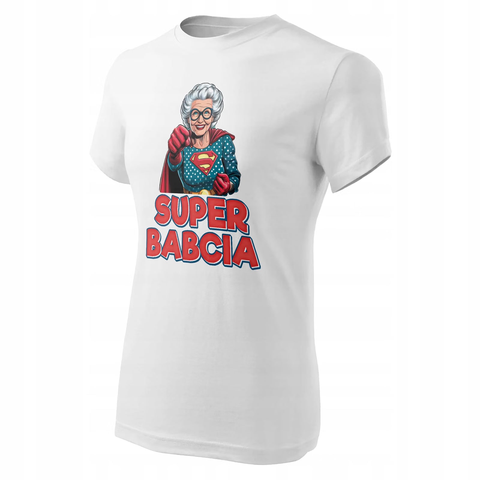 Koszulka Damska T-shirt Na Dzień Babci Prezent Super Babcia