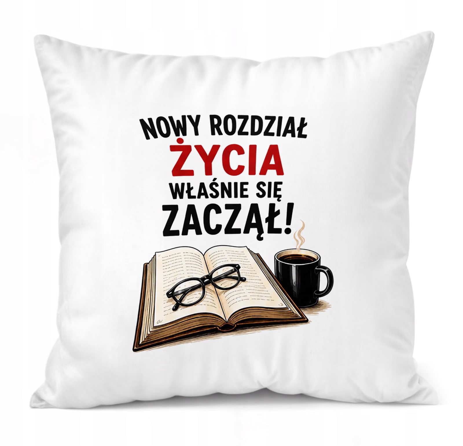 Poduszka Jasiek 38x38cm z Nadrukiem Emerytura Dla Emeryta Upominek Prezent
