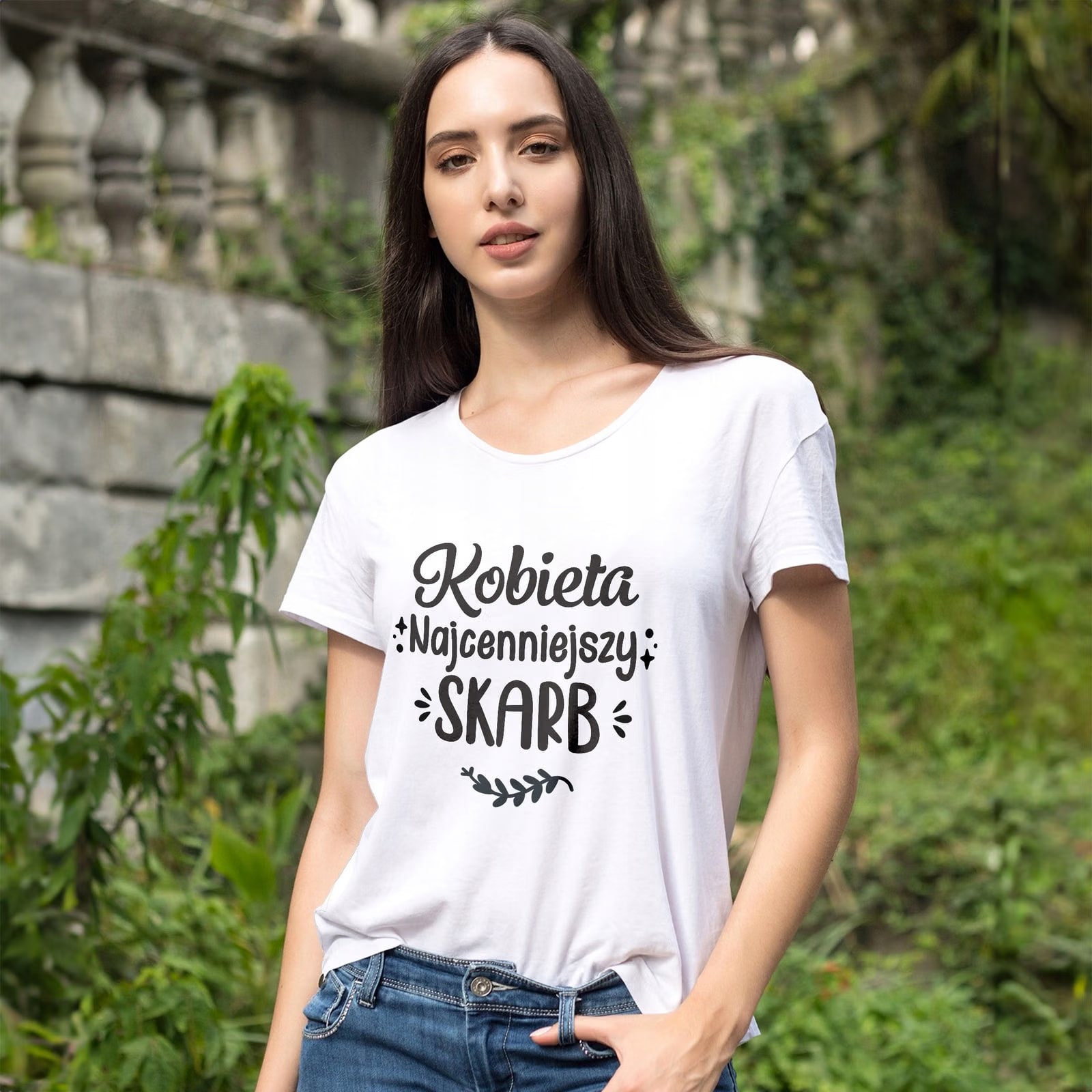 Koszulka Damska T-shirt Na Dzień Kobiet Prezent Najcenniejszy Skarb