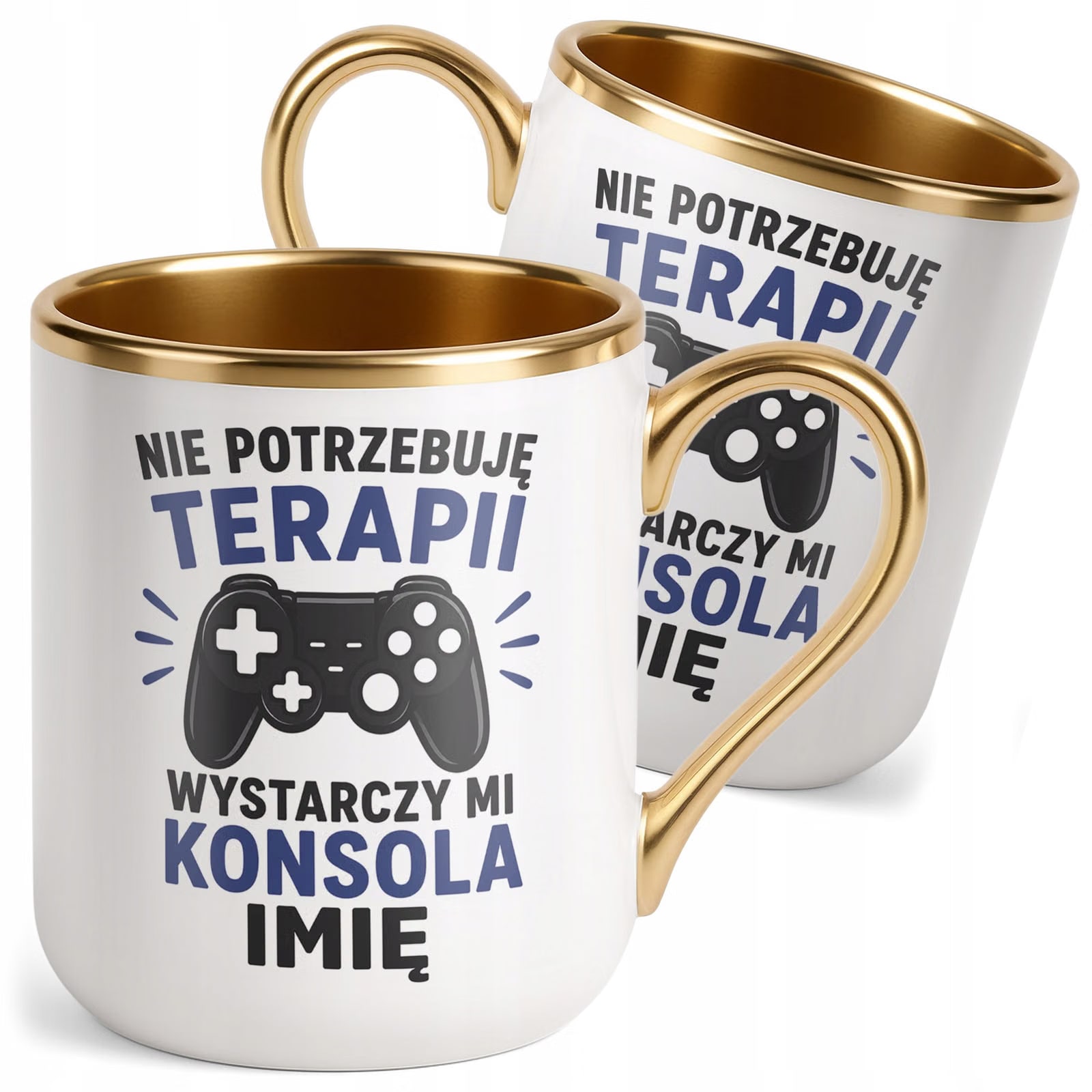 Kubek personalizowany z nadrukiem Premium Złoty Dzień Chłopaka
