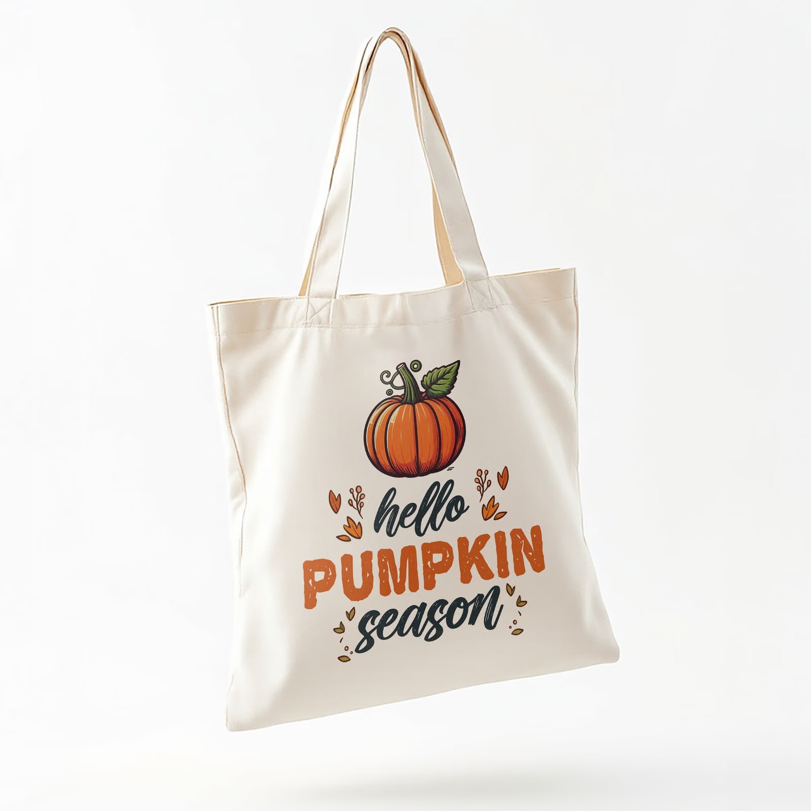 Torba bawełniana na zakupy Jesień Hello Pumpkin Dynia Prezent