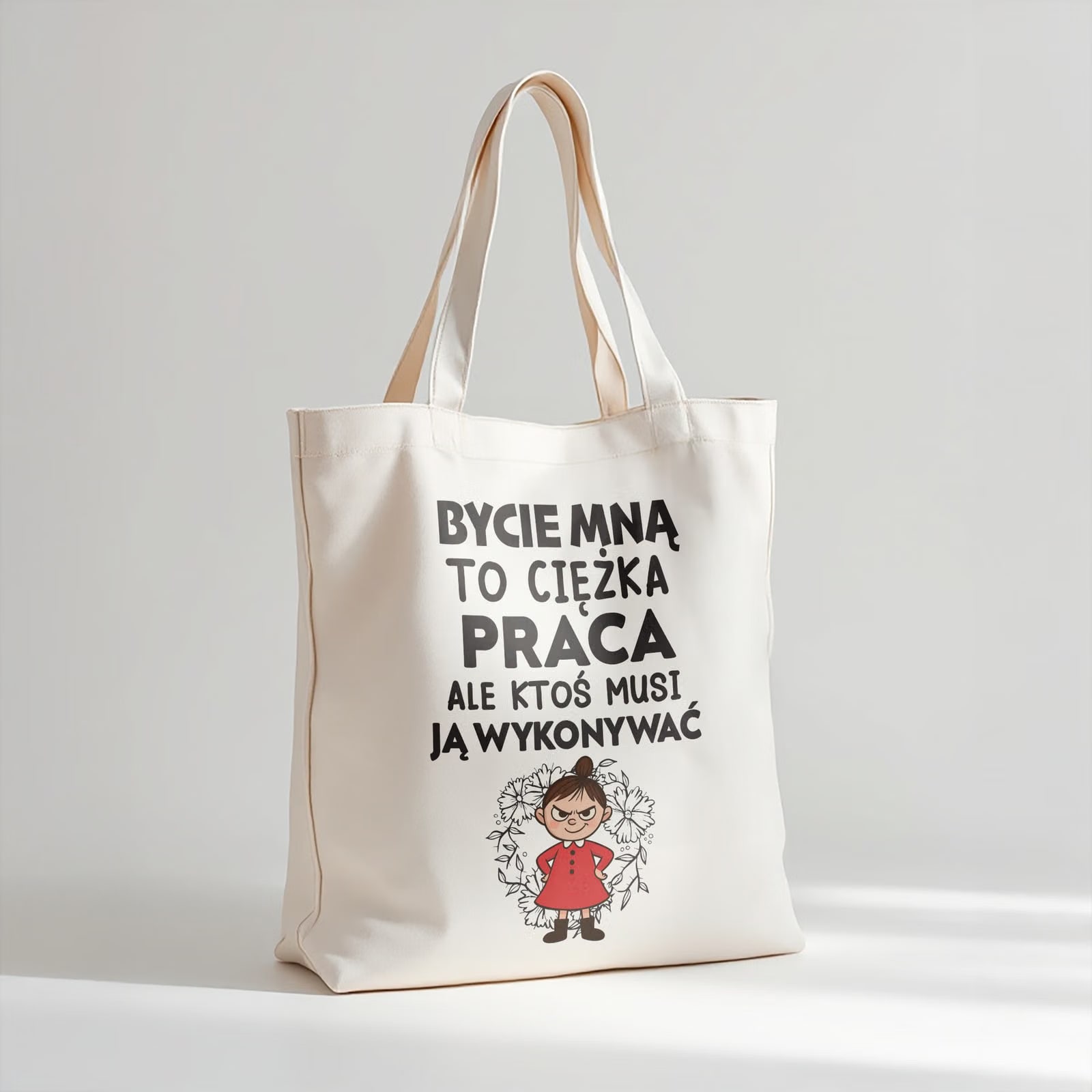 Torba bawełniana premium Dzień Kobiet Prezent Zabawny Upominek