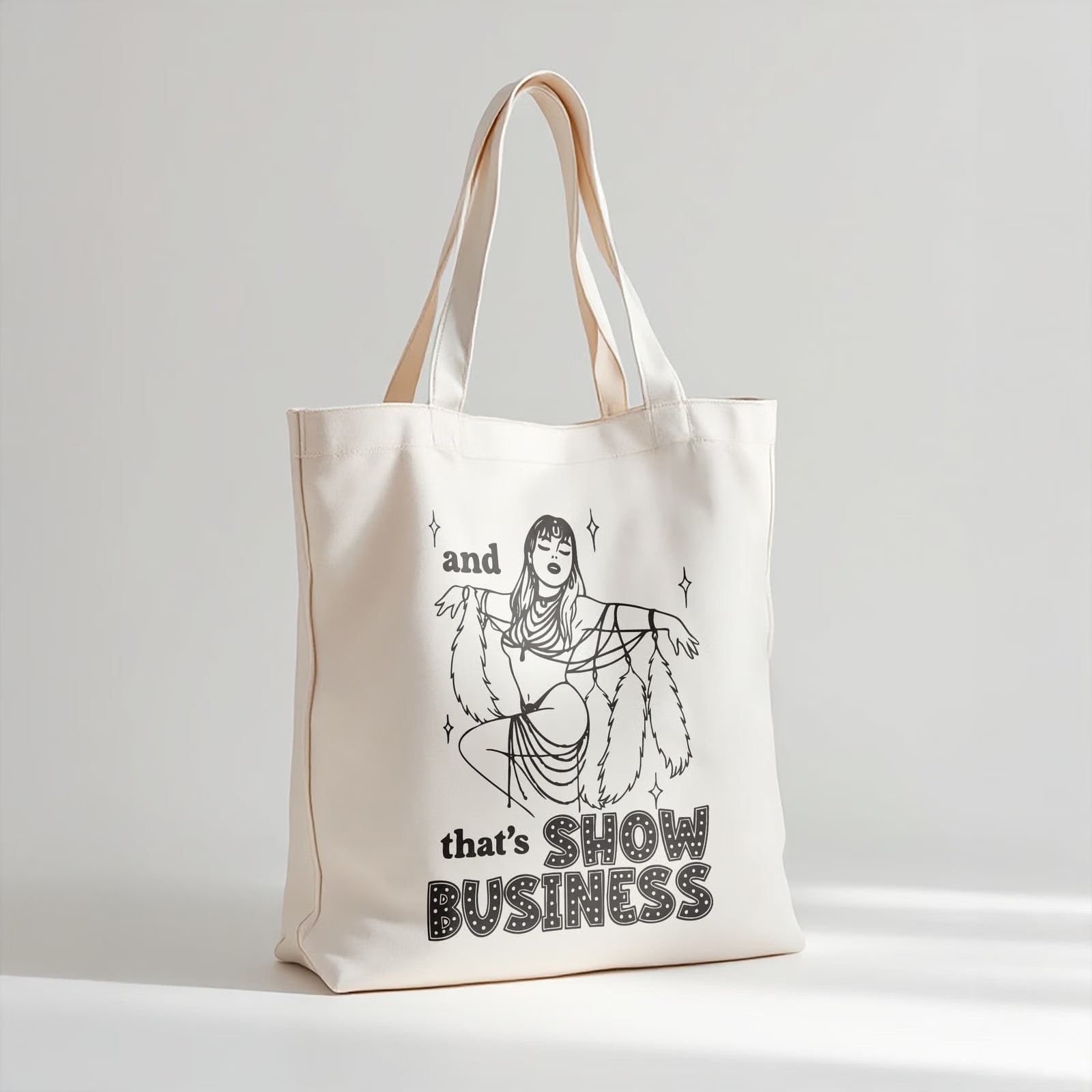 Torba bawełniana premium na zakupy Taylor Swift The Life Of A Showgirl