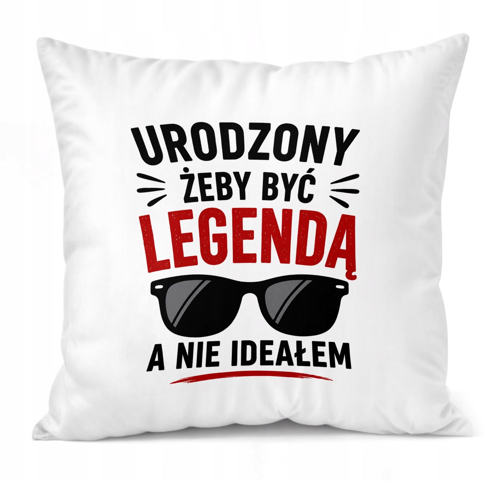 Poduszka Jasiek z nadrukiem Dzień Chłopaka 38x38cm Prezent Upominek