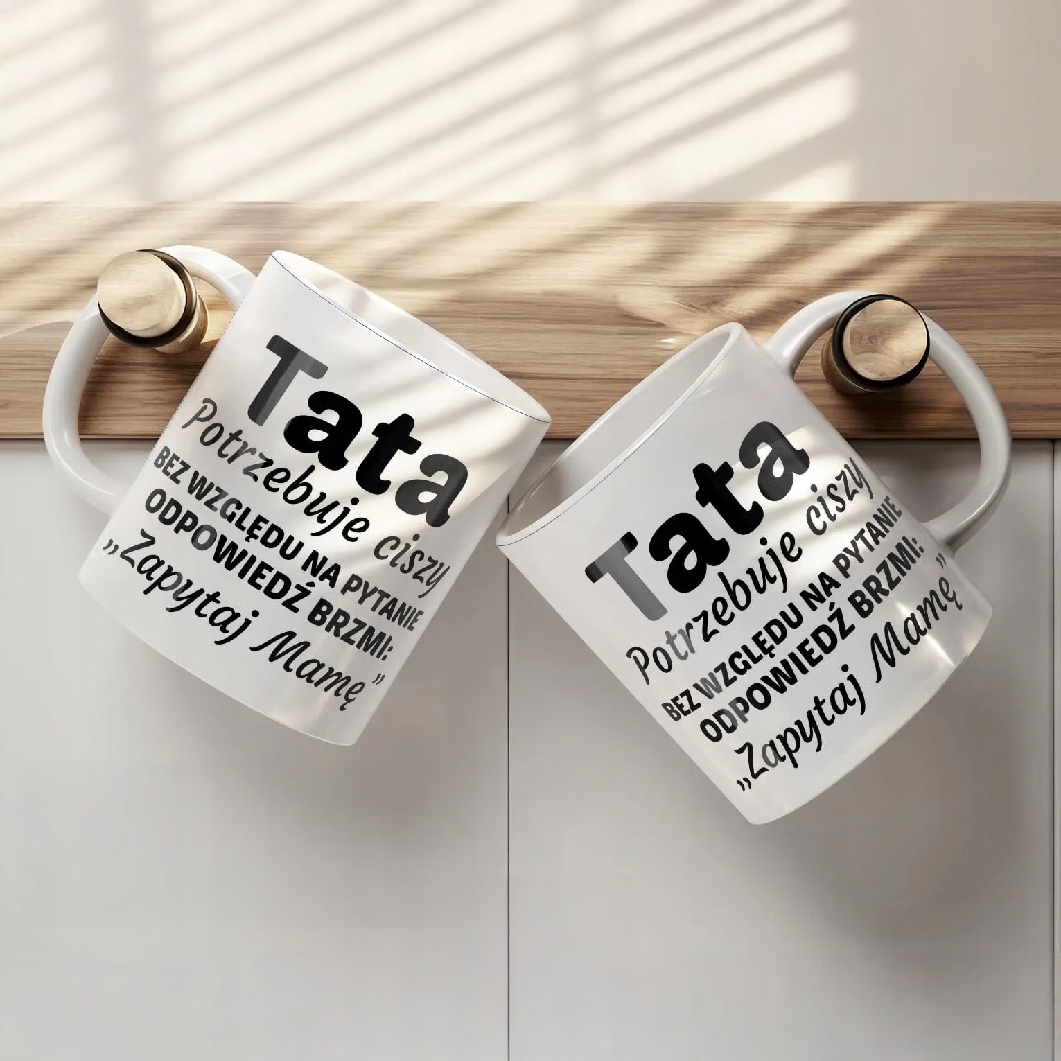 Kubek ceramiczny Dzień Ojca Dla Taty Tata Potrzebuje Ciszy Prezent