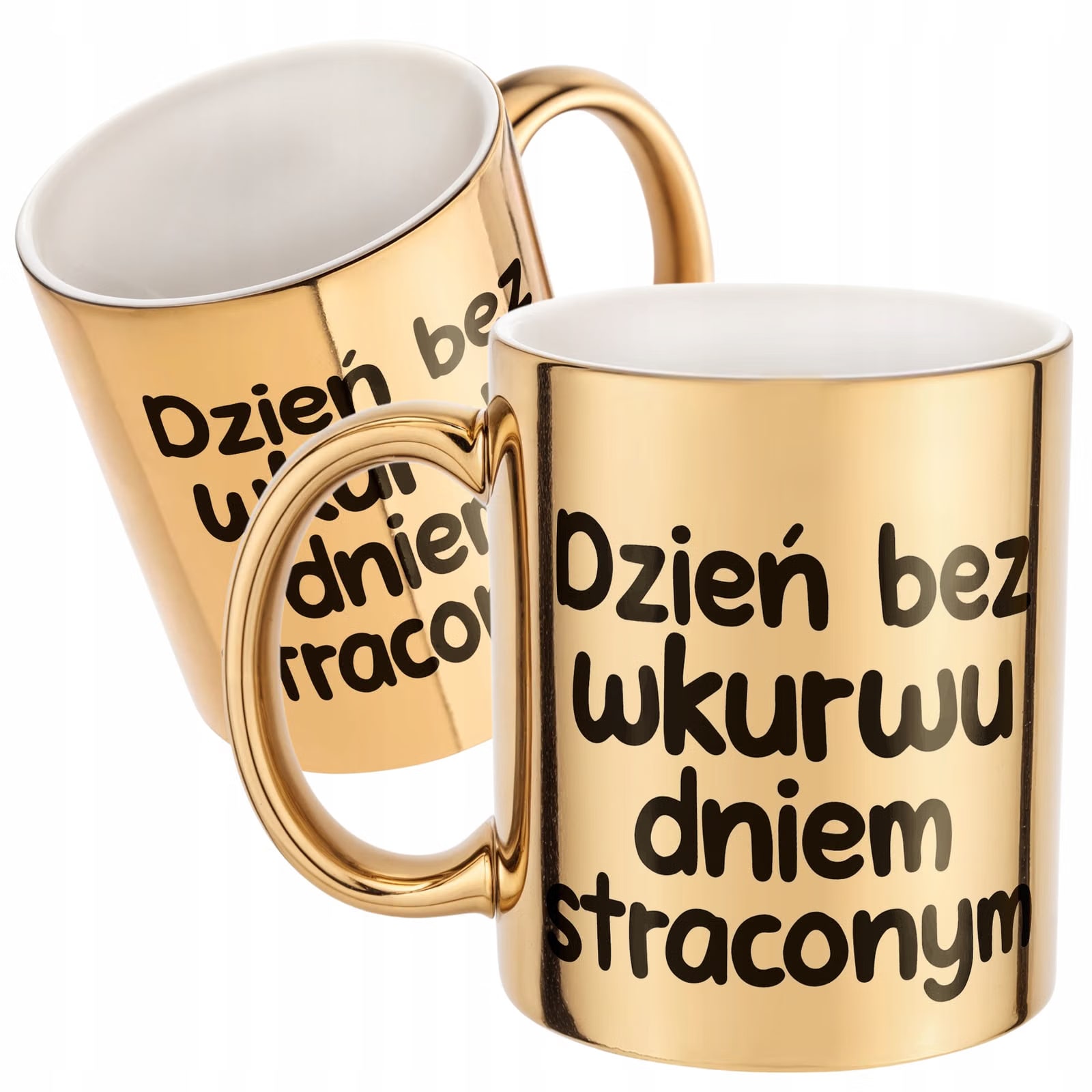 Złoty Kubek Dzień Bez Wku**u Dniem Straconym Zabawny Prezent