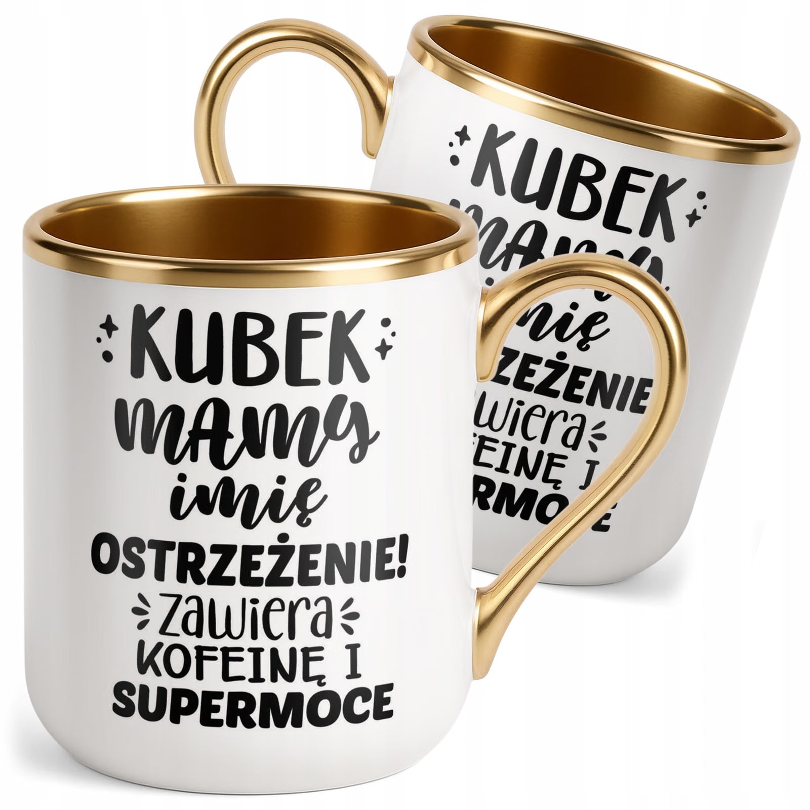 Kubek Premium Złoty Personalizowany Dzień Matki Dla Mamy Prezent Upominek