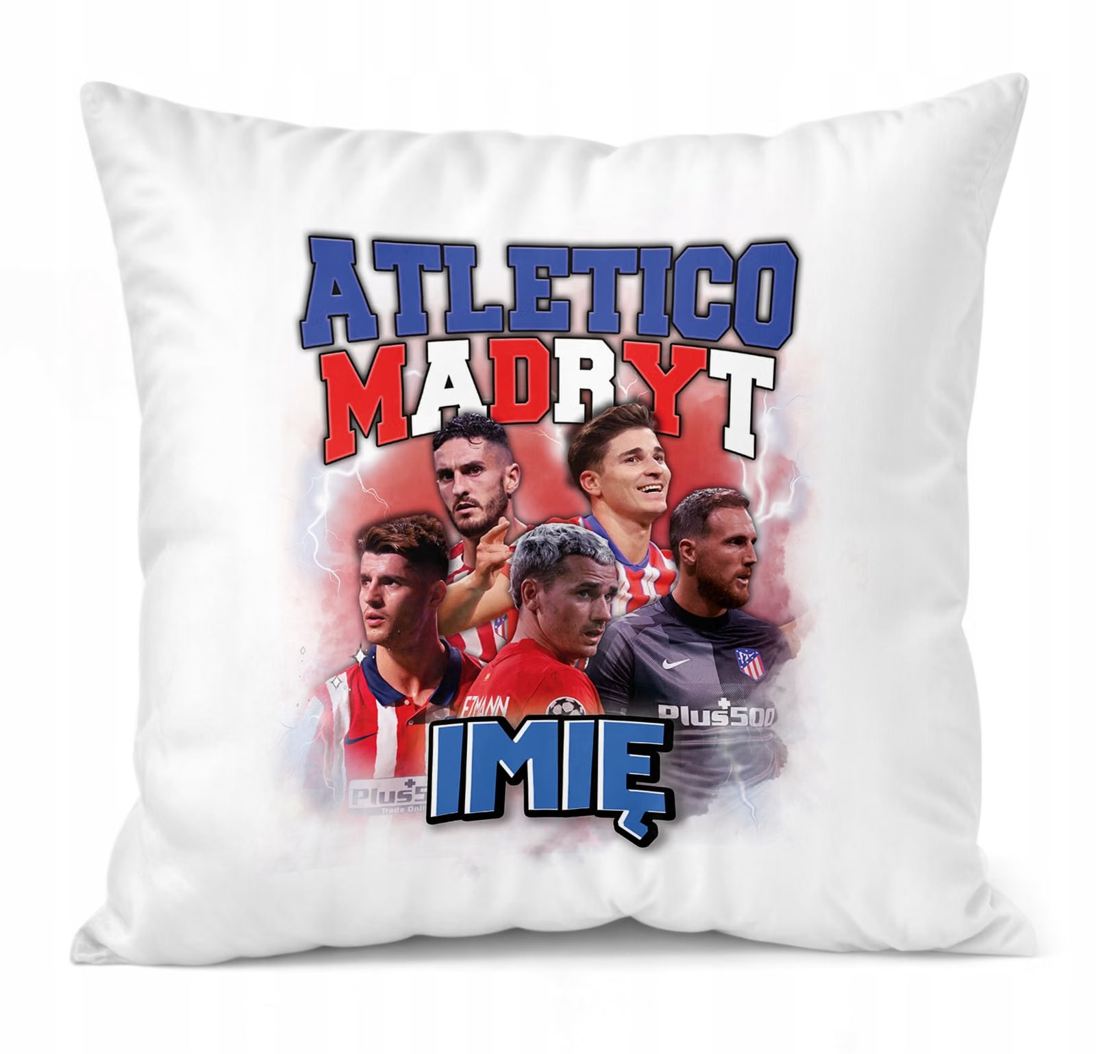 Zestaw personalizowany Kubek + Poduszka Atlético Madryt Griezmann Morata