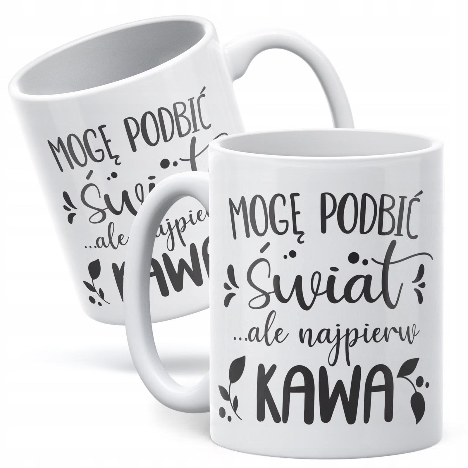 Kubek ceramiczny Dzień Kobiet Ale najpierw Kawa Prezent Dla Kobiety
