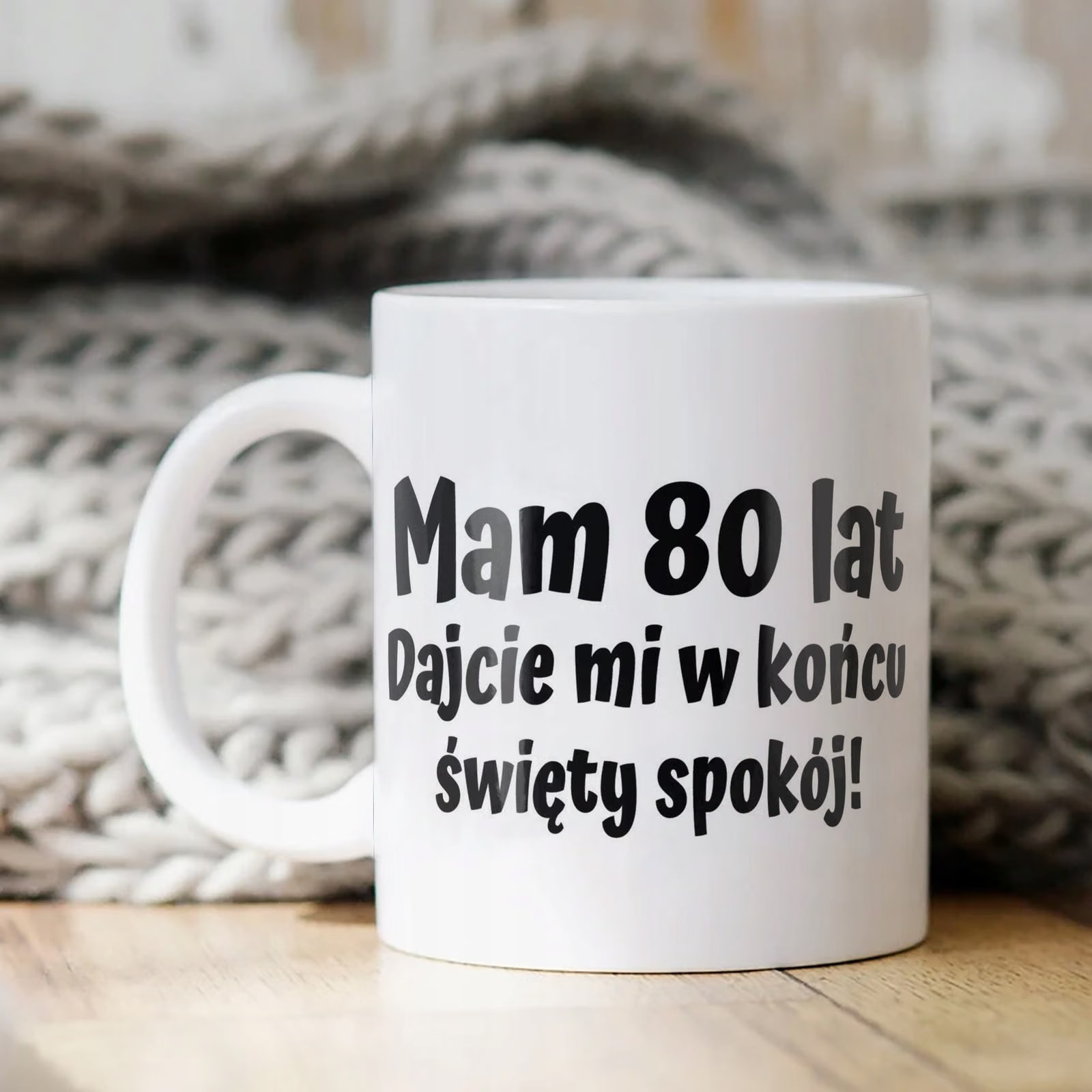 Kubek ceramiczny Mam 80 Lat Na Urodziny Prezent Upominek