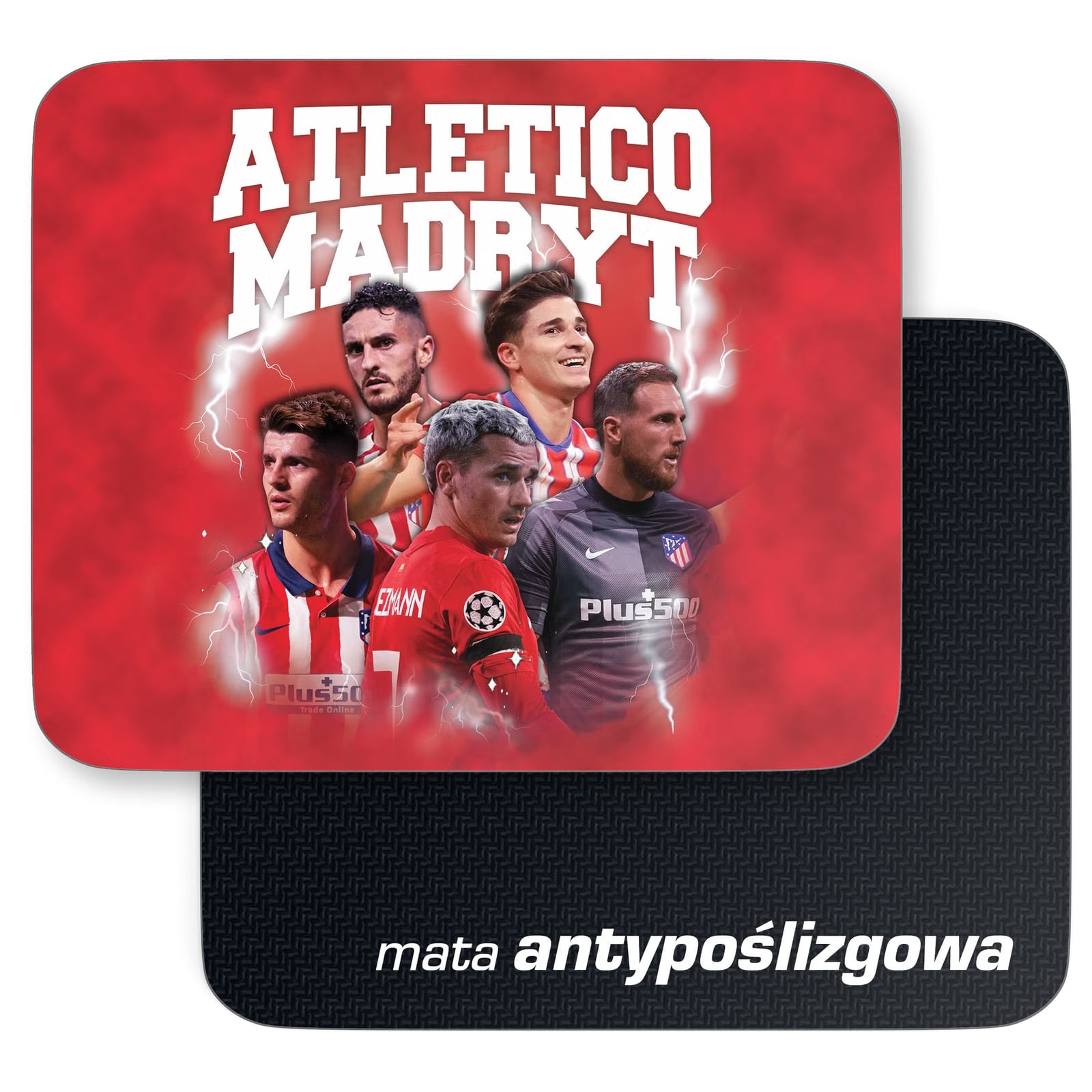 Zestaw Kubek Piłkarski + Podkładka pod mysz Atlético Madryt