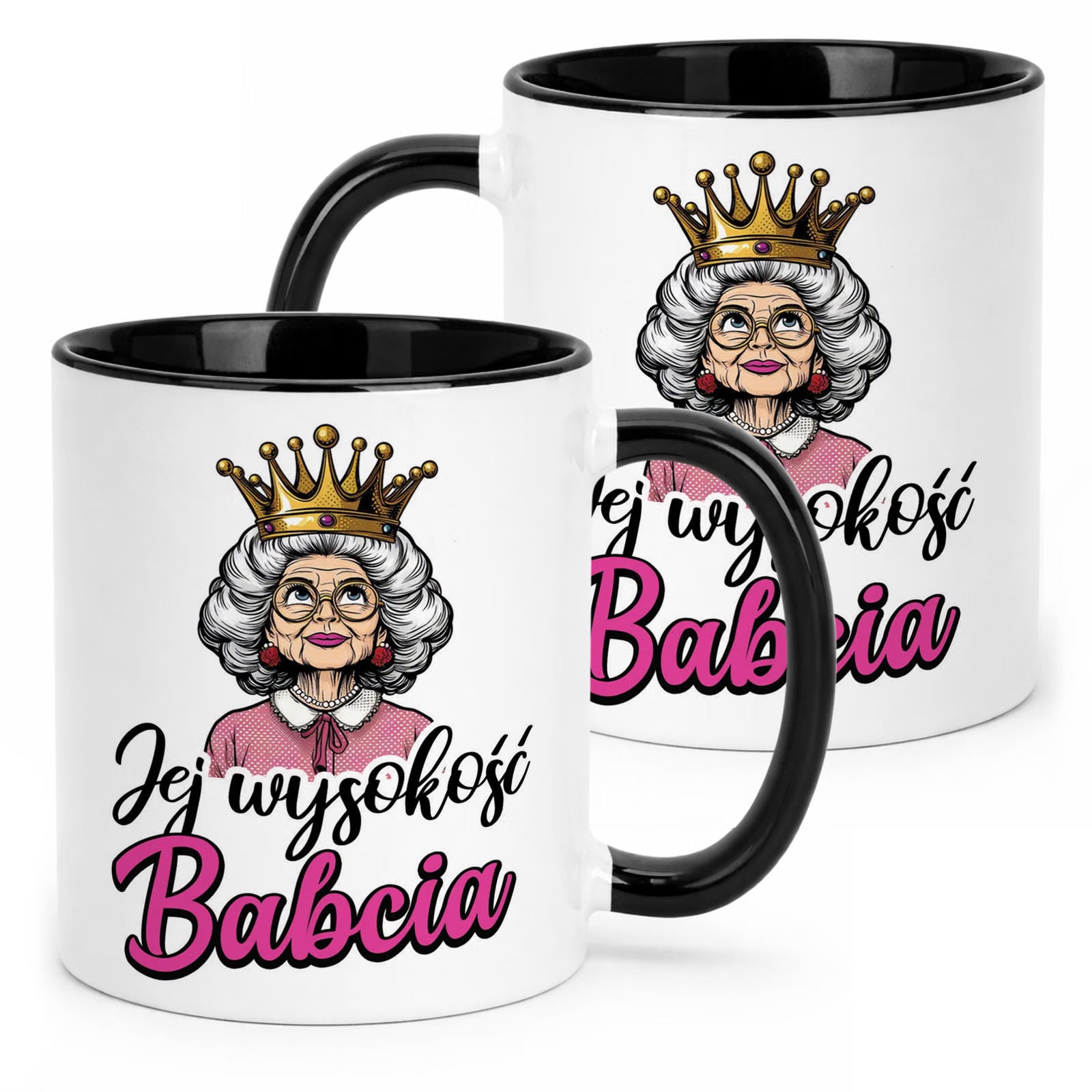 Kubek Czarny Dzień Babci Dla Babci Prezent Upominek