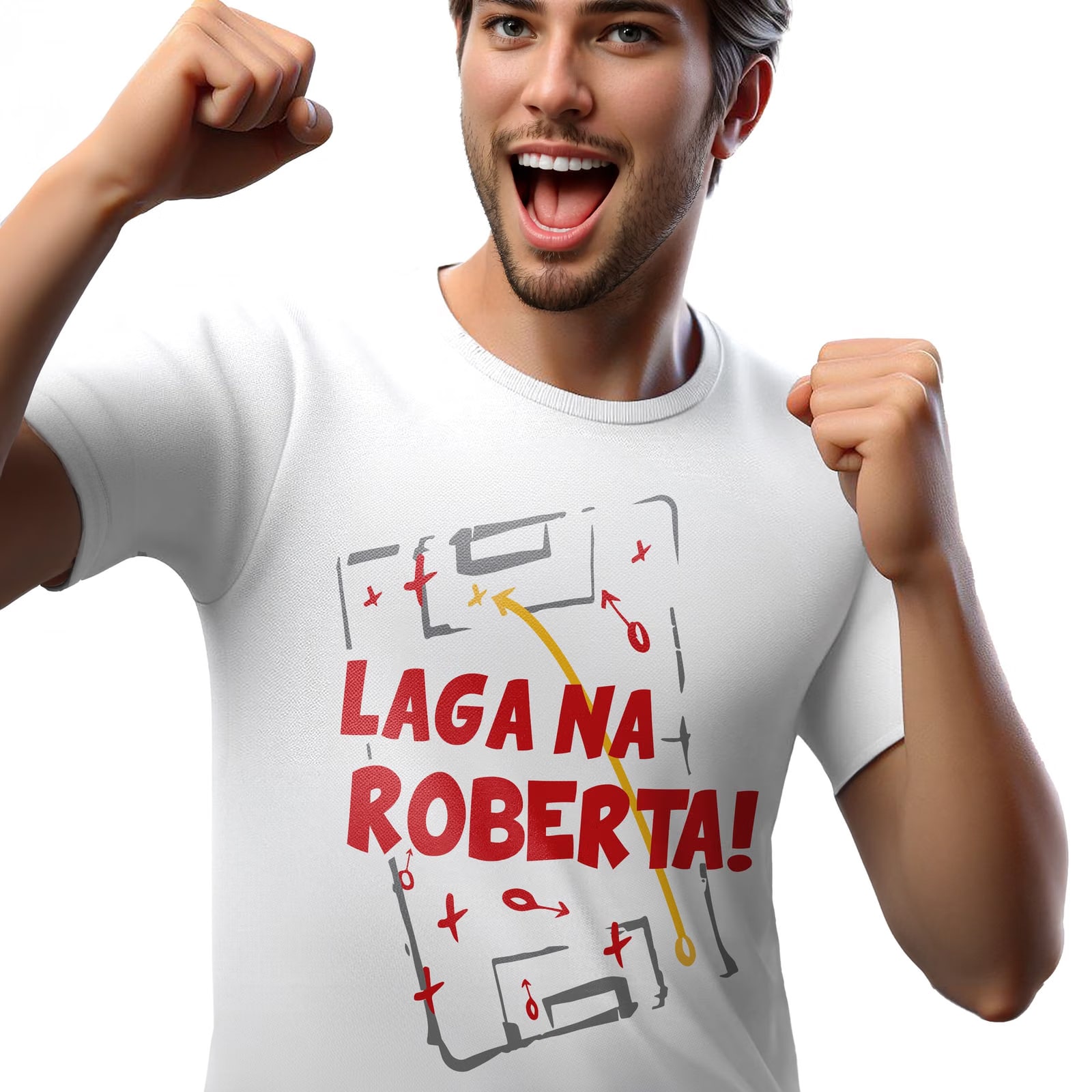 T-shirt koszulka męska kibica Laga Na Roberta Na Euro 2024