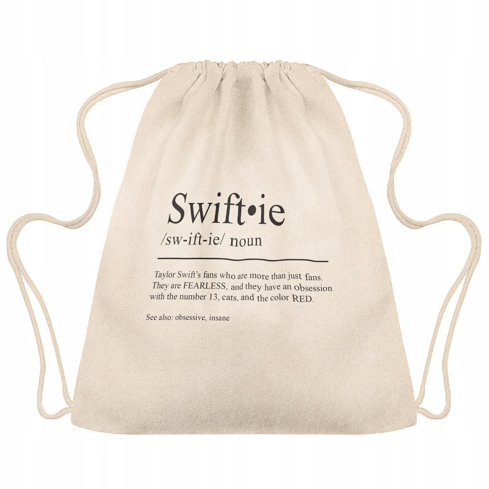 Plecak bawełniany 34×40 Taylor Swift Swiftie