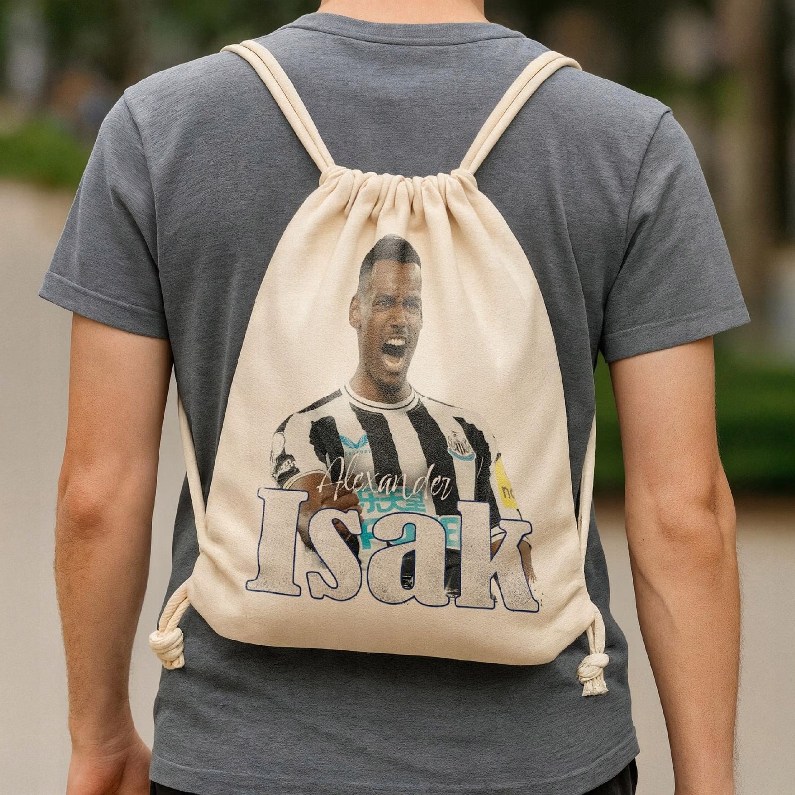 Zestaw Kubek Piłkarski + Plecak Alexander Isak Newcastle