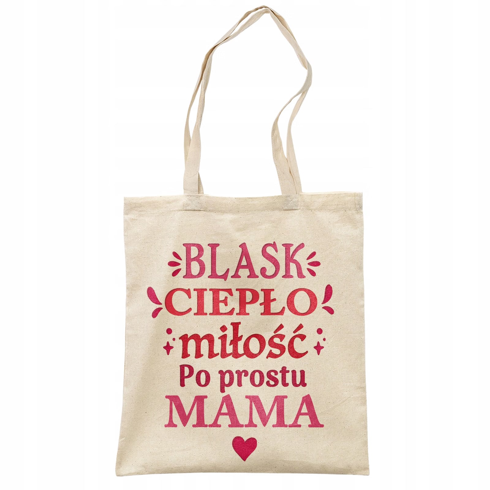 Torba bawełniana na zakupy Dzień Matki Dla Mamy Prezent Blask Ciepło