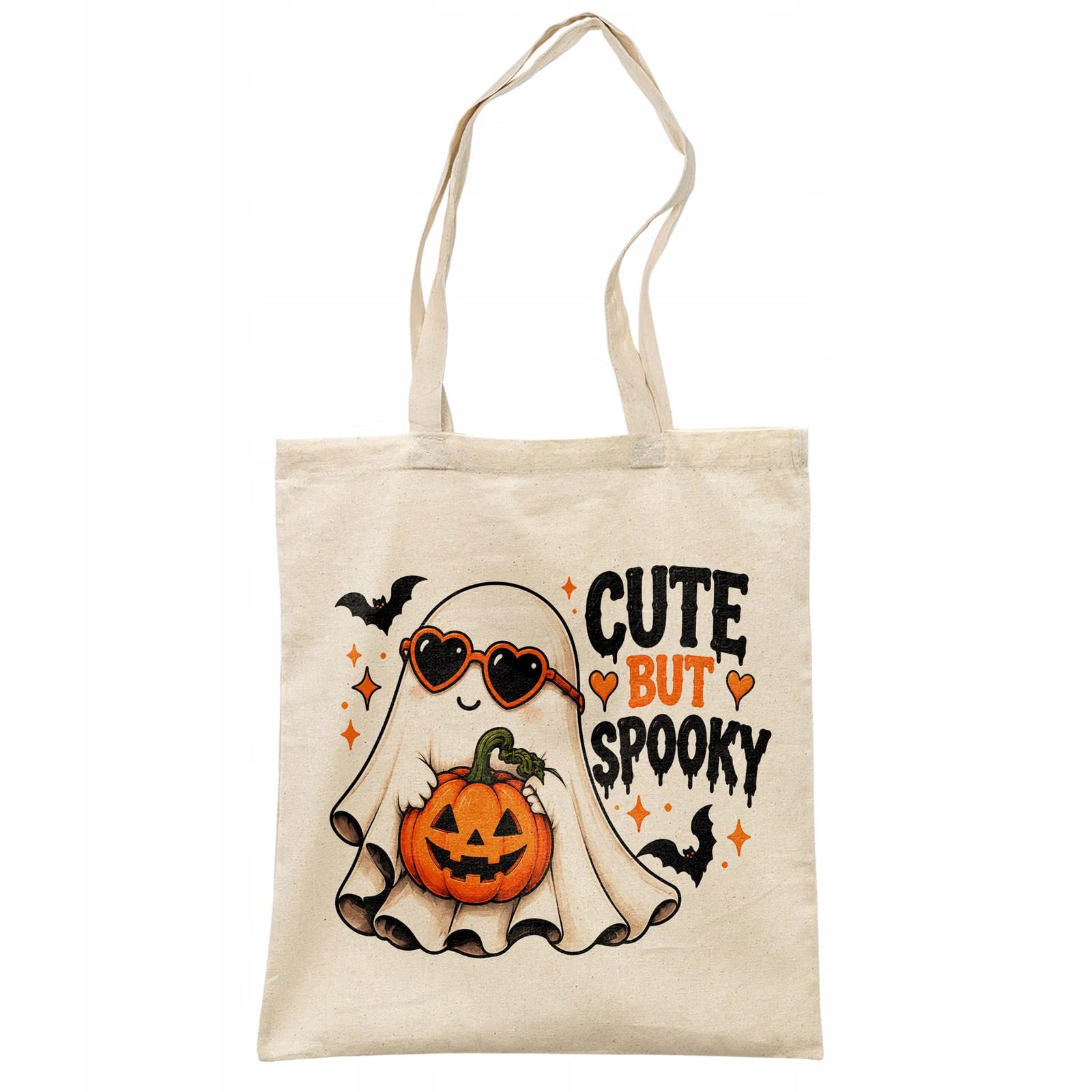 Torba shopper bawełniana halloween na zakupy z nadrukiem prezent