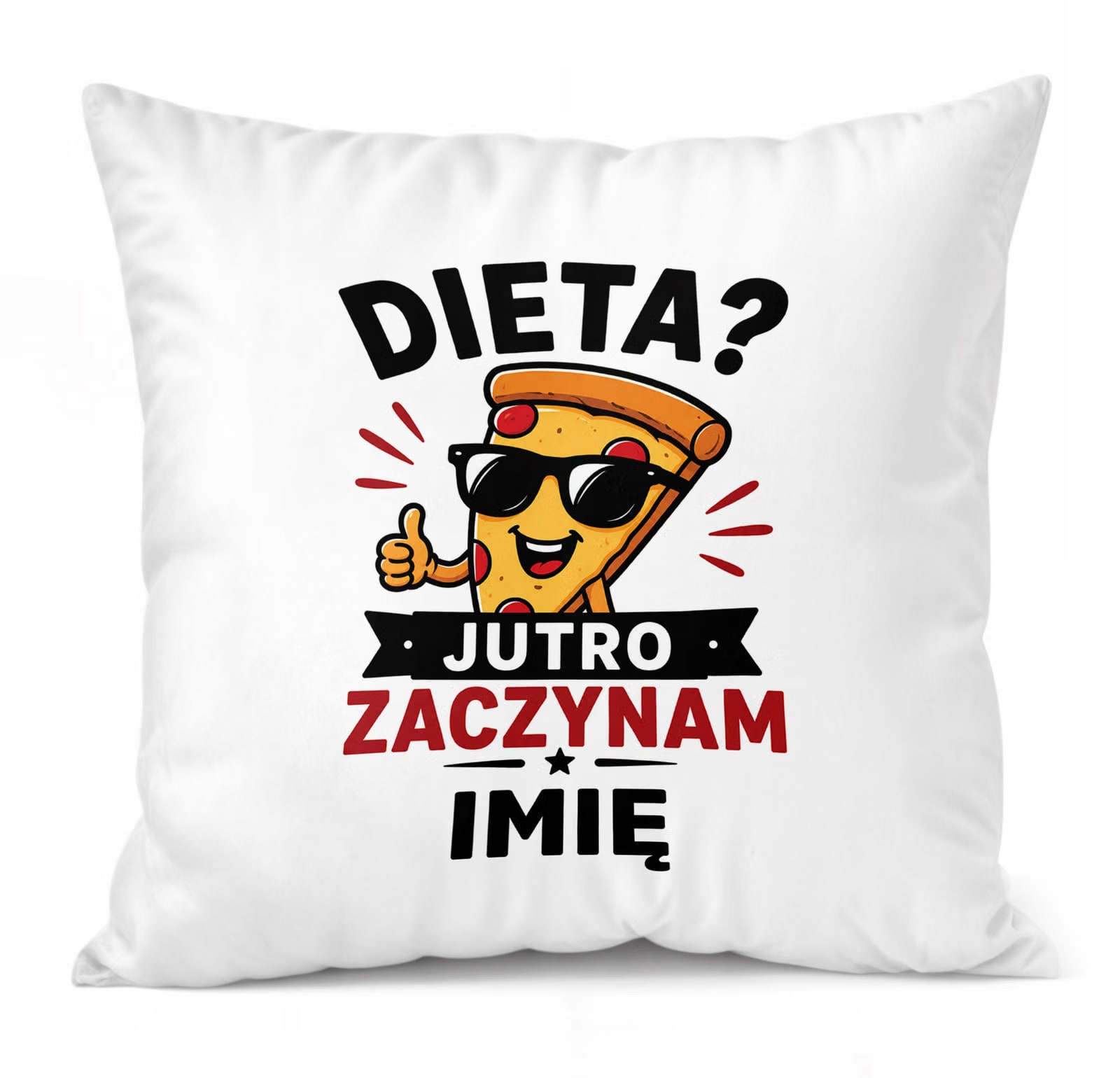 Poduszka Jasiek Personalizowana z nadrukiem Dzień Chłopaka 38x38cm Prezent