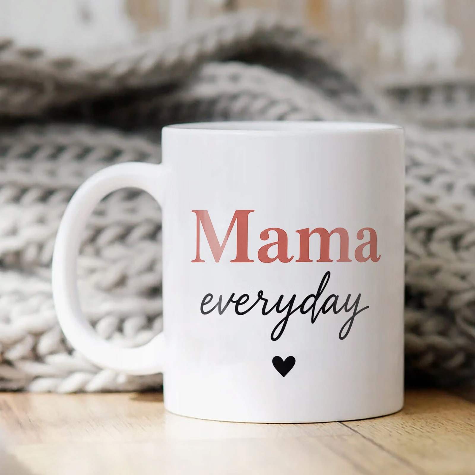 Kubek dla mamy prezent na Dzień Matki uroczy upominek dla mamy z nadrukiem