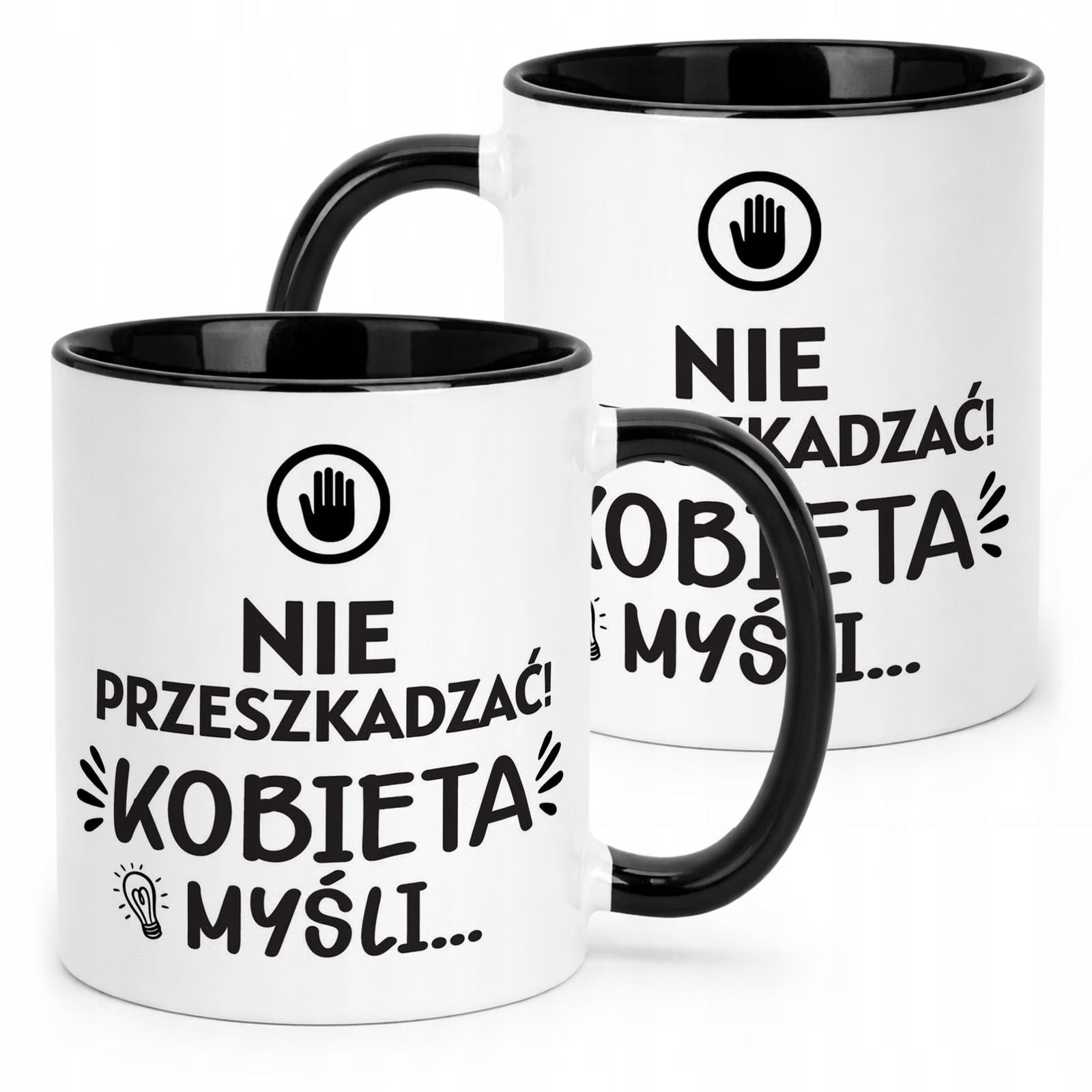 Kubek Czarny Dzień Kobiet Dla Kobiety Dziewczyny Prezent Upominek
