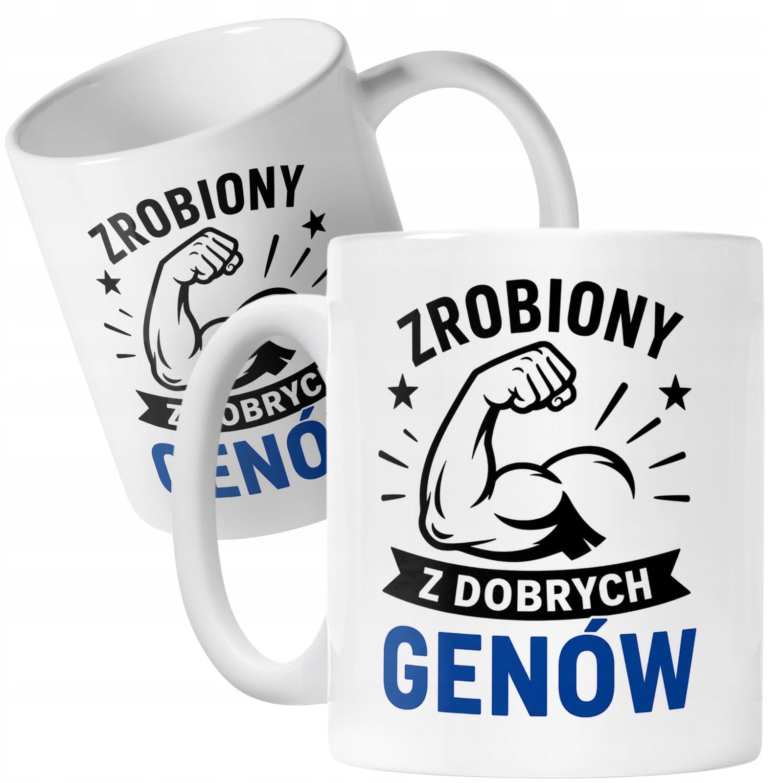 Biały Kubek z nadrukiem Dzień Chłopaka Dla Mężczyzny Upominek Prezent