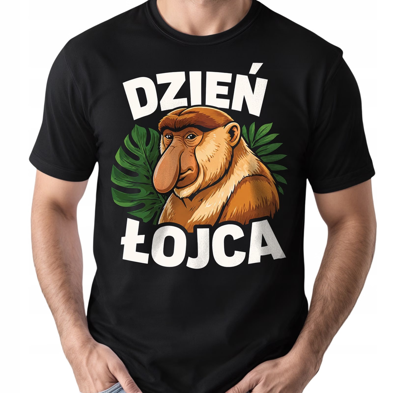 Koszulka czarna męska Dzień Ojca dla taty praktyczny upominek r. S