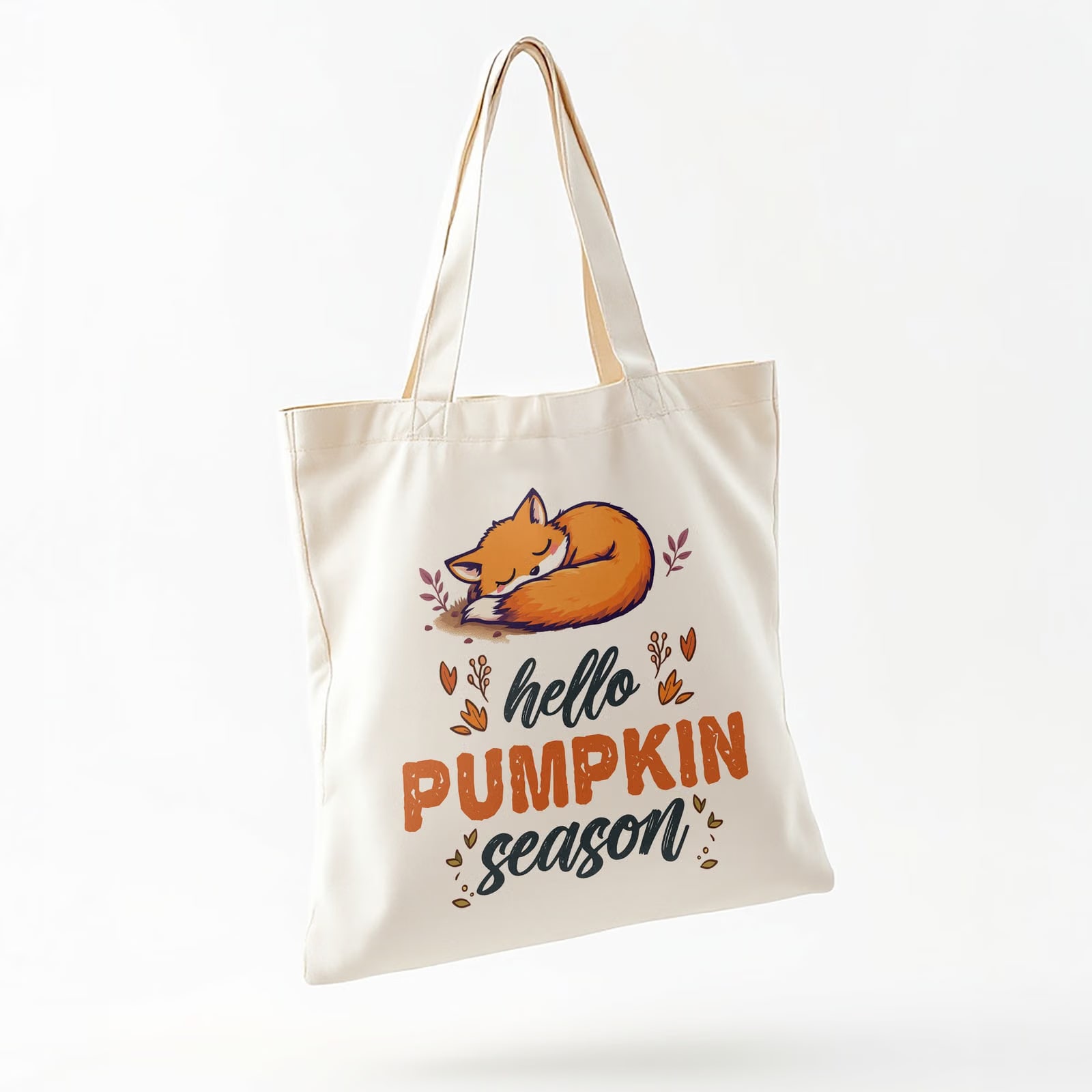 Torba bawełniana na zakupy Jesień Hello Pumpkin Dynia Prezent