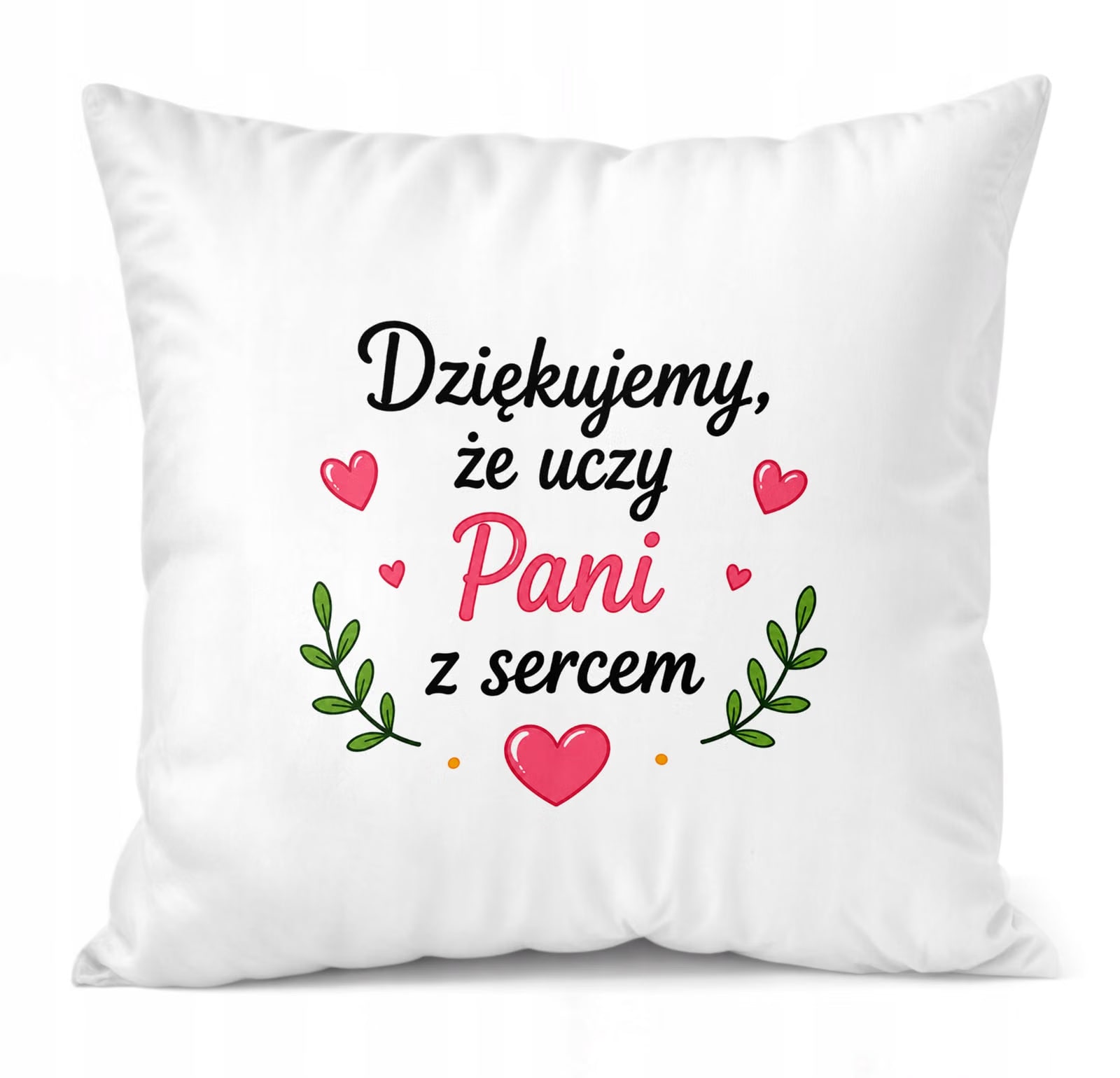 Poduszka Jasiek 38x38cm z Nadrukiem Dzień Nauczyciela Prezent Upominek