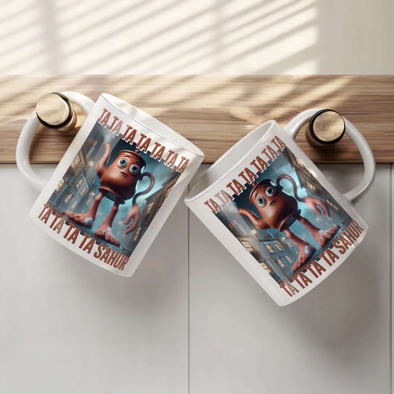Kubek ceramiczny Tata Tata Sahur viral tiktok brainrot mem