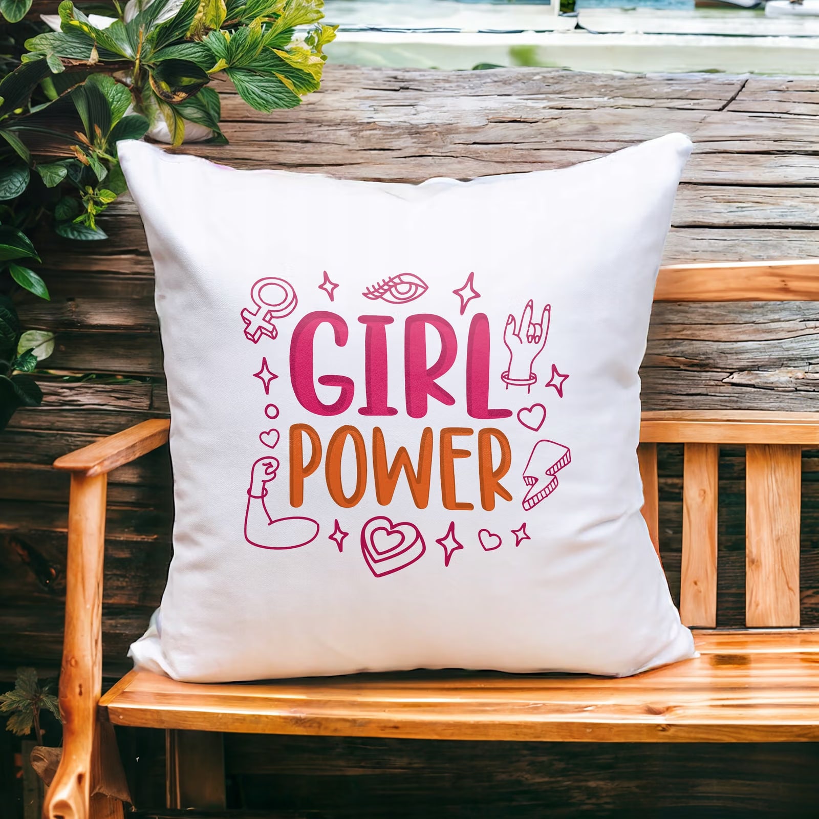 Poduszka 38x38cm Dzień Kobiet Prezent Dla Kobiety Girl Power Upominek