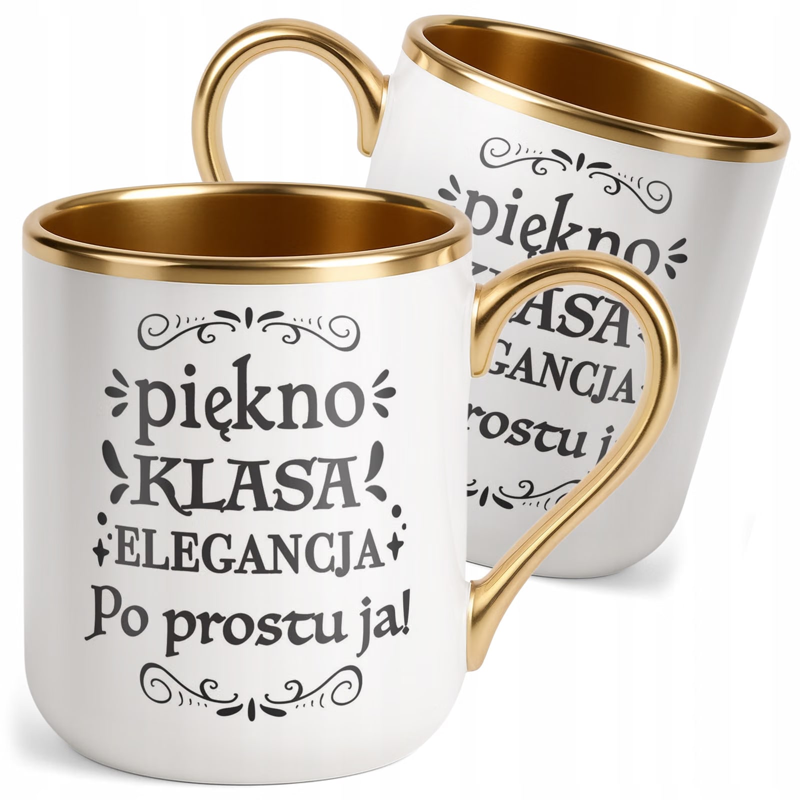 Kubek Premium Złoty Dzień Kobiet Zabawny Prezent Upominek Dla Kobiety