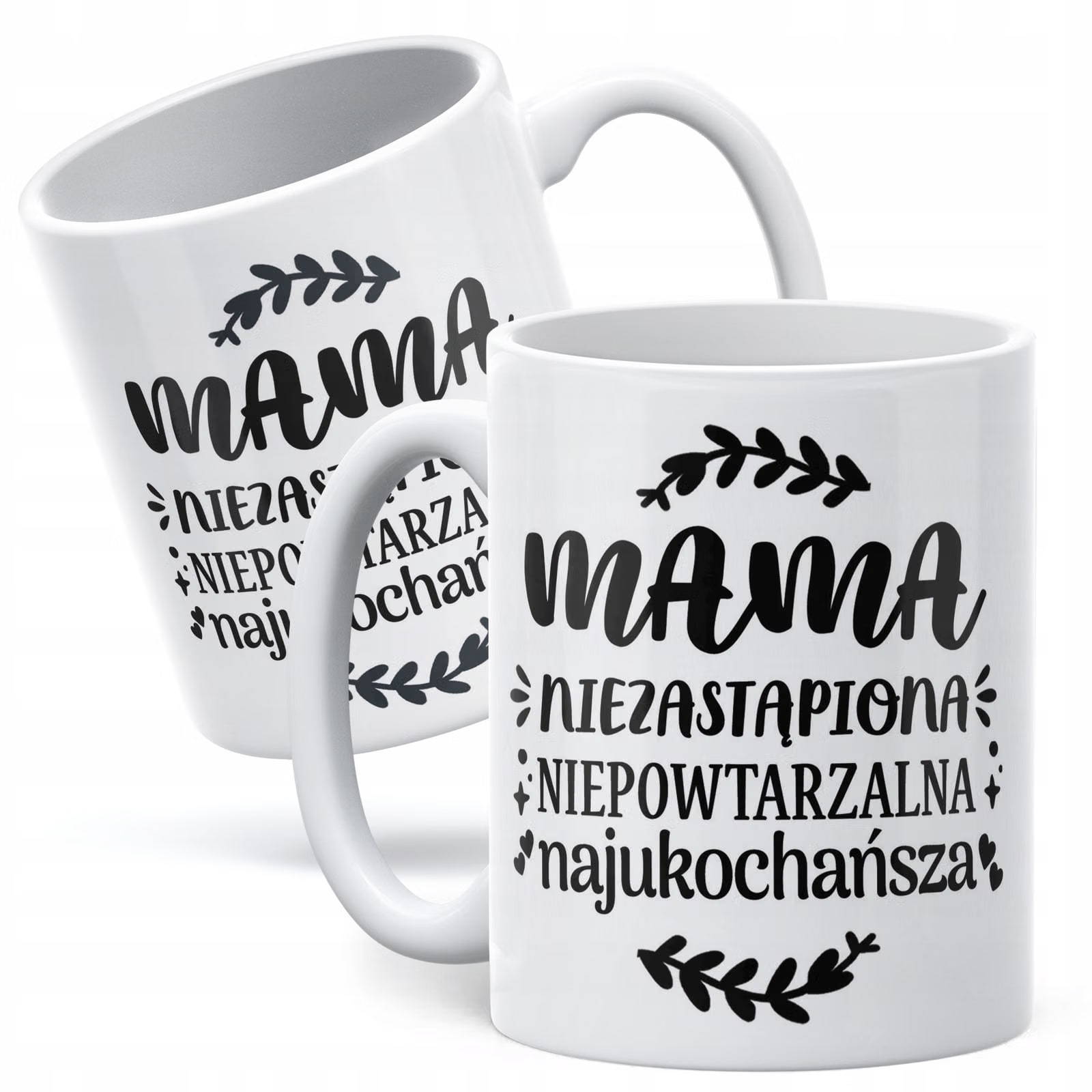 Kubek ceramiczny Dzień Matki Dla Mamy Prezent Niezastąpiona Niepowtarzalna
