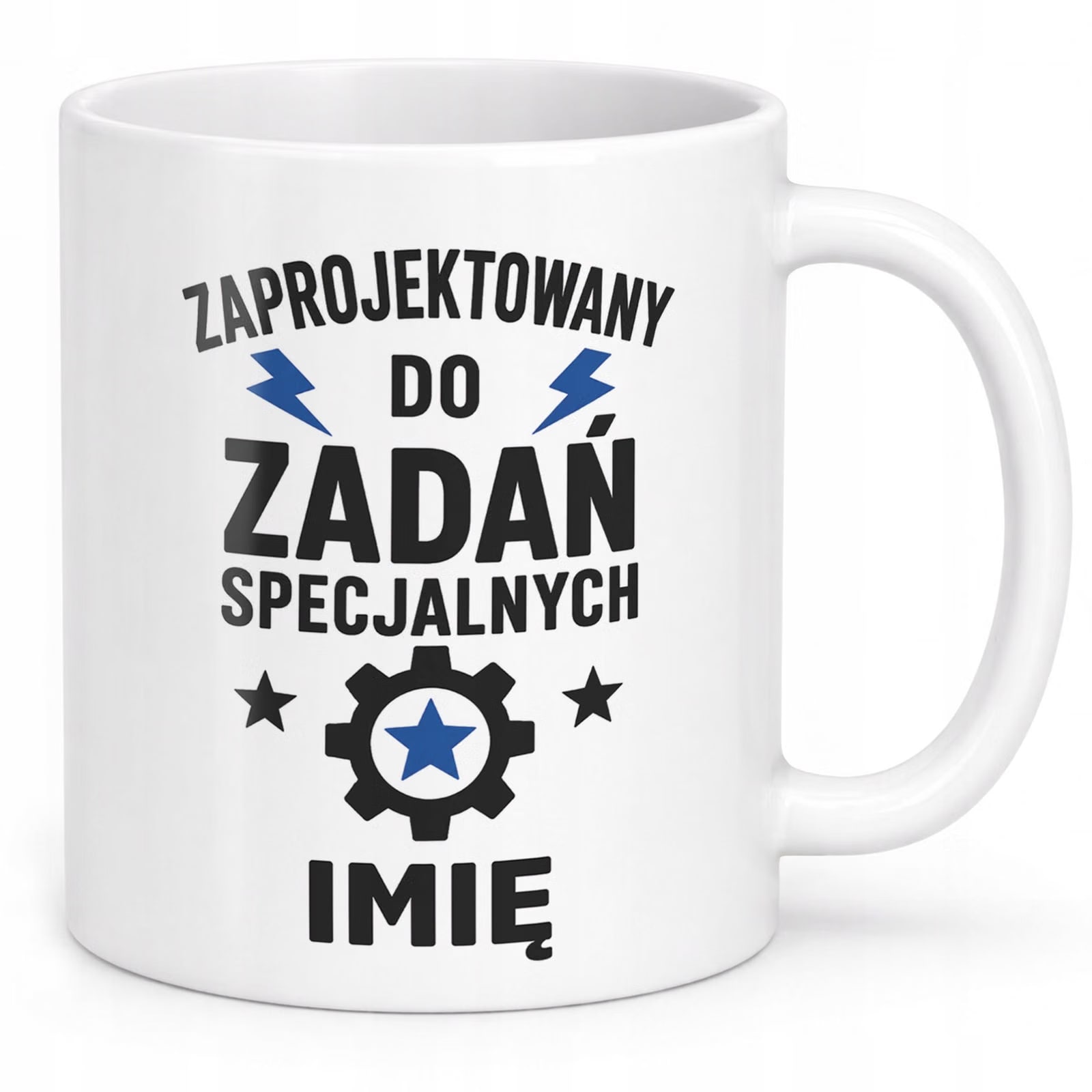 Biały Kubek personalizowany z nadrukiem Dzień Chłopaka Dla Mężczyzny