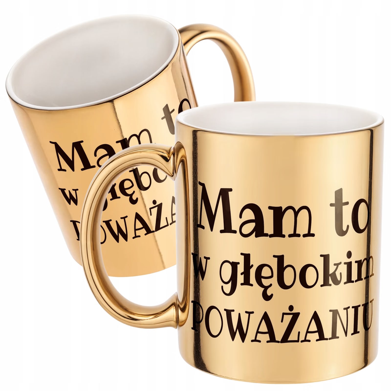 Złoty Kubek Mam To W Głębokim Poważaniu Zabawny Prezent