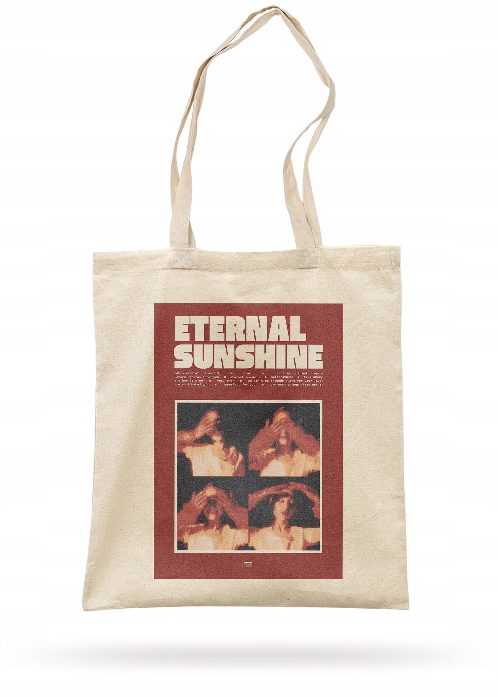 Torba bawełniana na zakupy 42×38 Ariana Grande Eternal Sunshine Dla Fanów