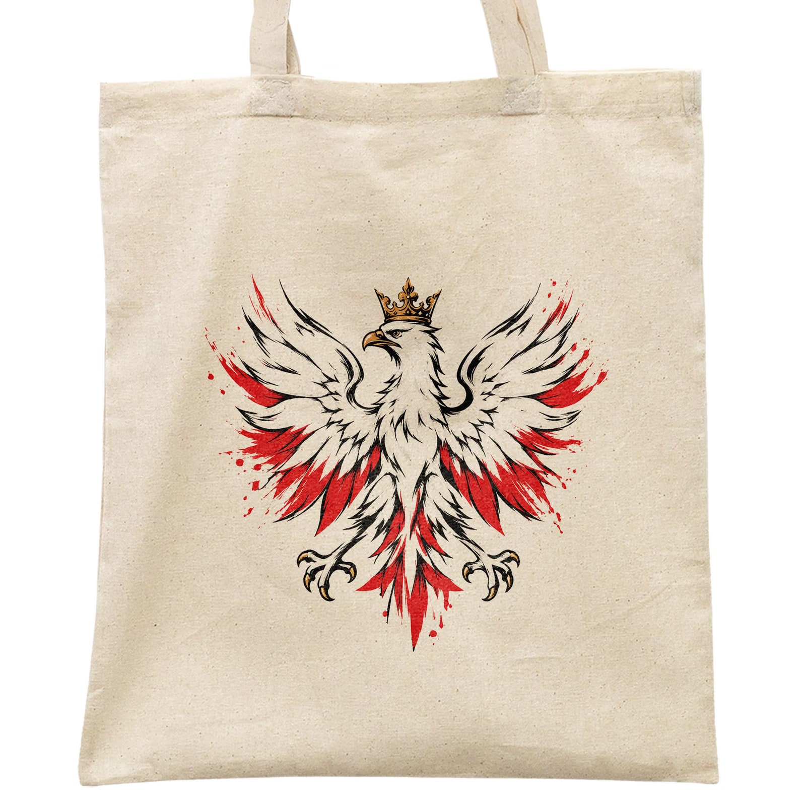 Torba shopper ecru patriotyczna święto niepodległości z nadrukiem