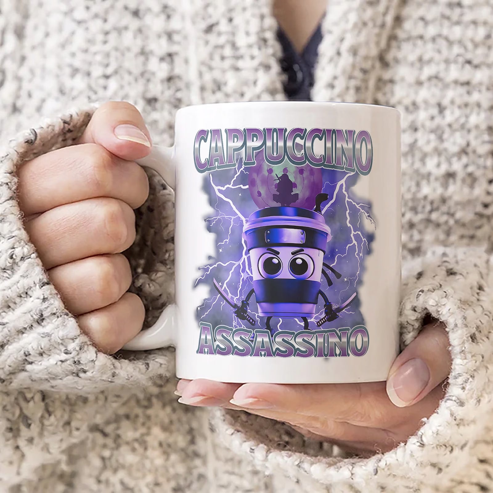 Kubek ceramiczny Cappuccino Assassino viral tiktok brainrot