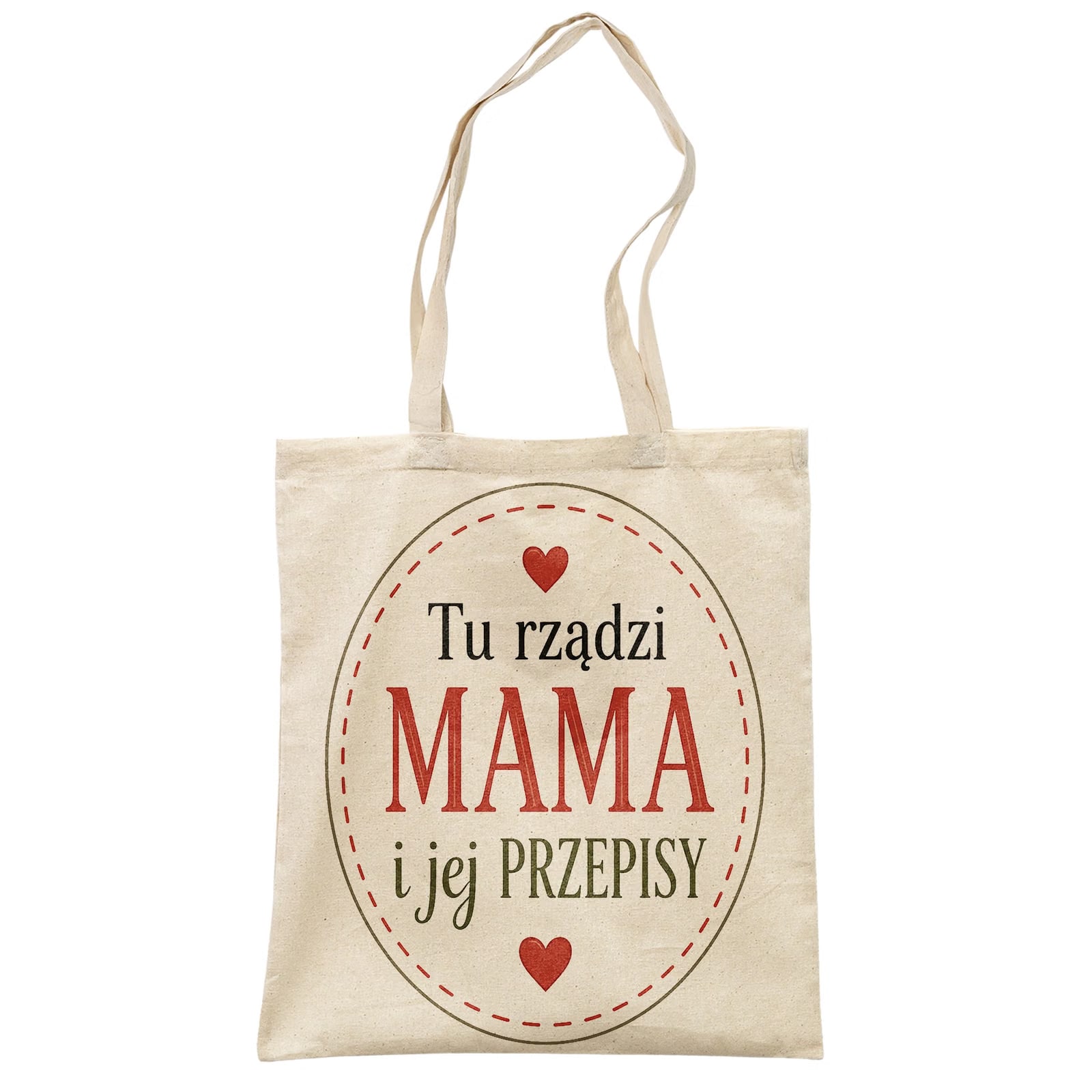 Prezent na Dzień Matki torba bawełniana dla mamy piękny upominek dla mamy