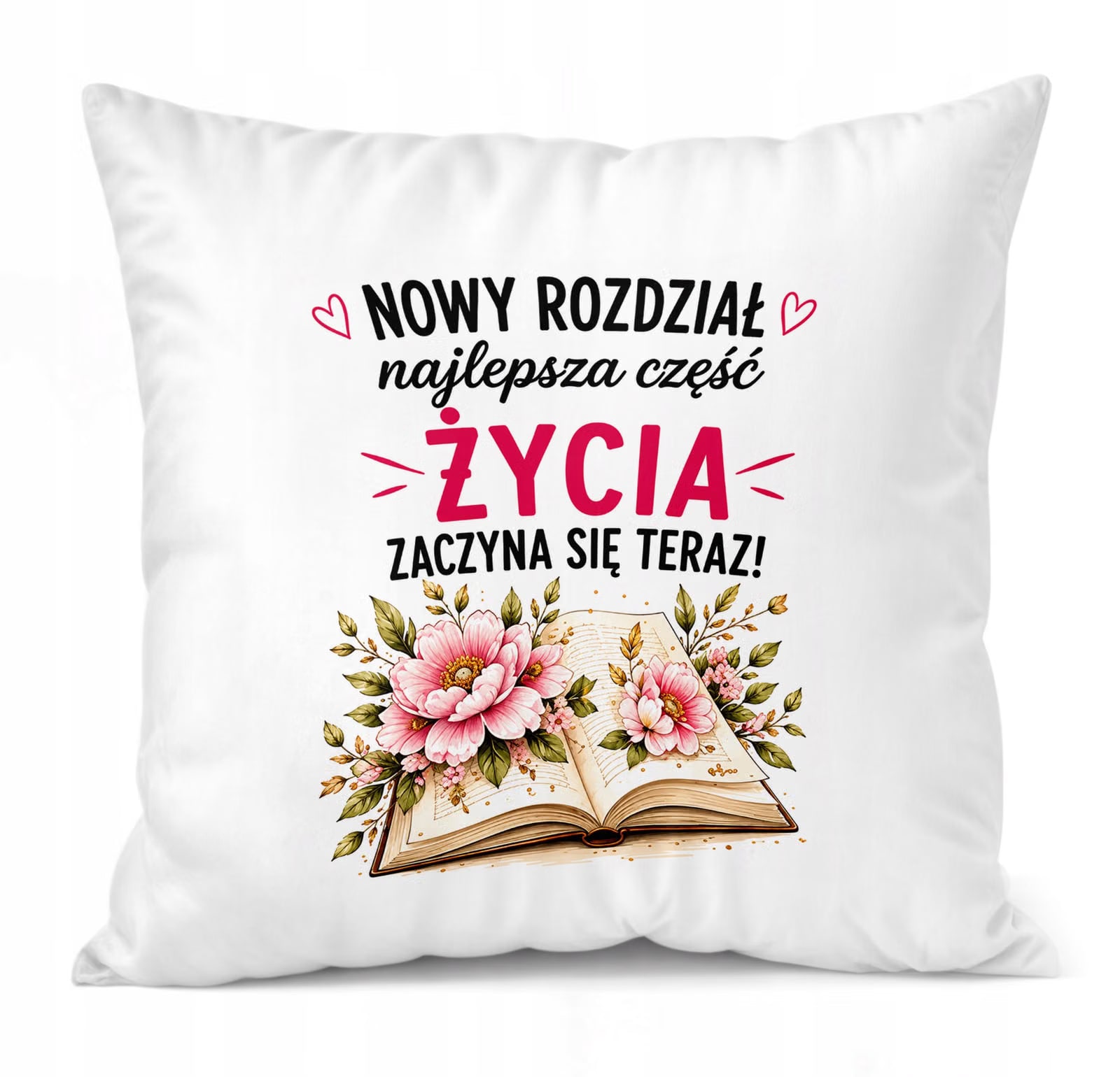 Poduszka Jasiek 38x38cm z Nadrukiem Emerytura Dla Emerytki Prezent