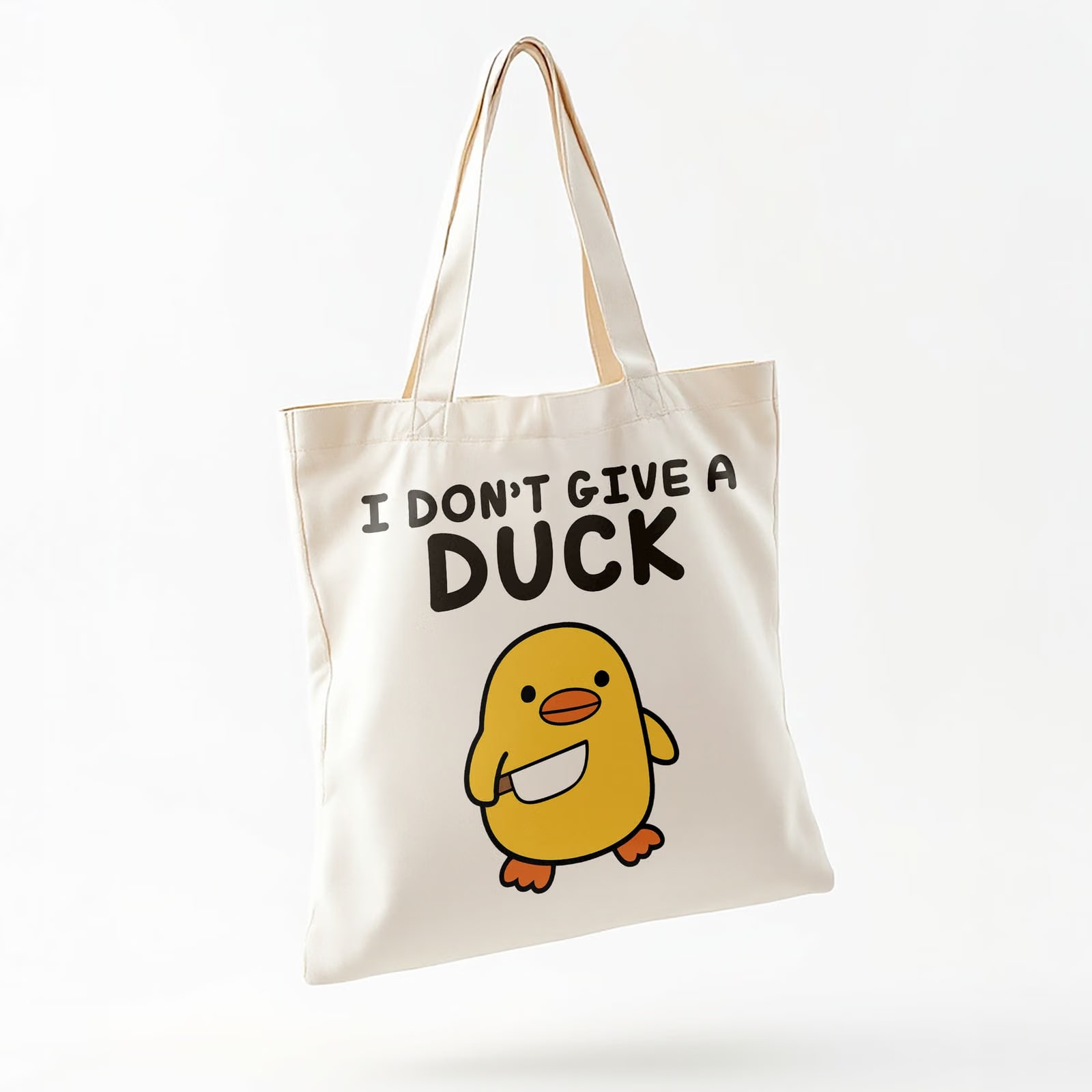 Torba bawełniana na zakupy I Don’t Give A Duck Zabawny Prezent