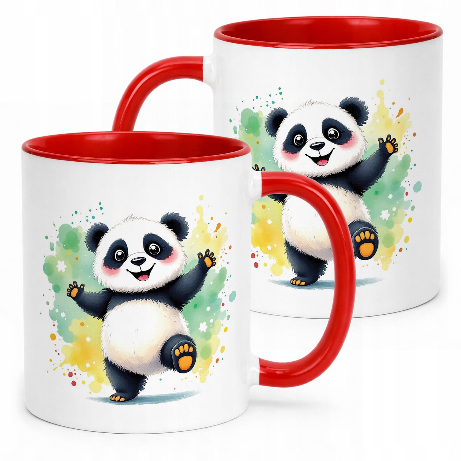 Kubek ceramiczny Panda Zwierzak Słodki Dla Dzieci Prezent