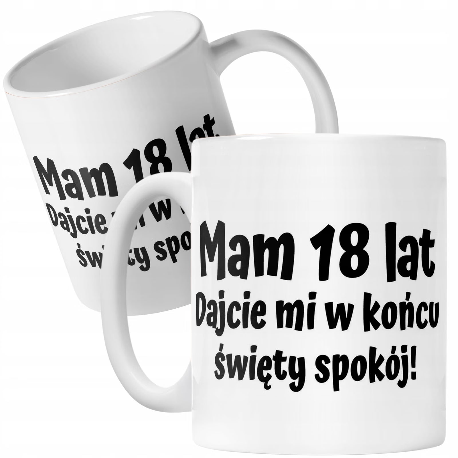 Kubek ceramiczny Mam 18 Lat Na Urodziny Prezent Upominek